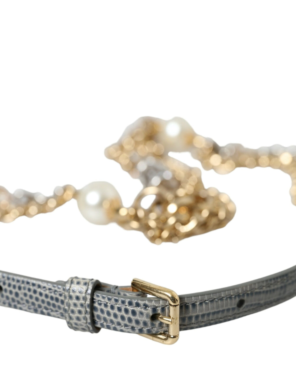 Dolce &amp; Gabbana Eleganter Taillengürtel mit Kristallen