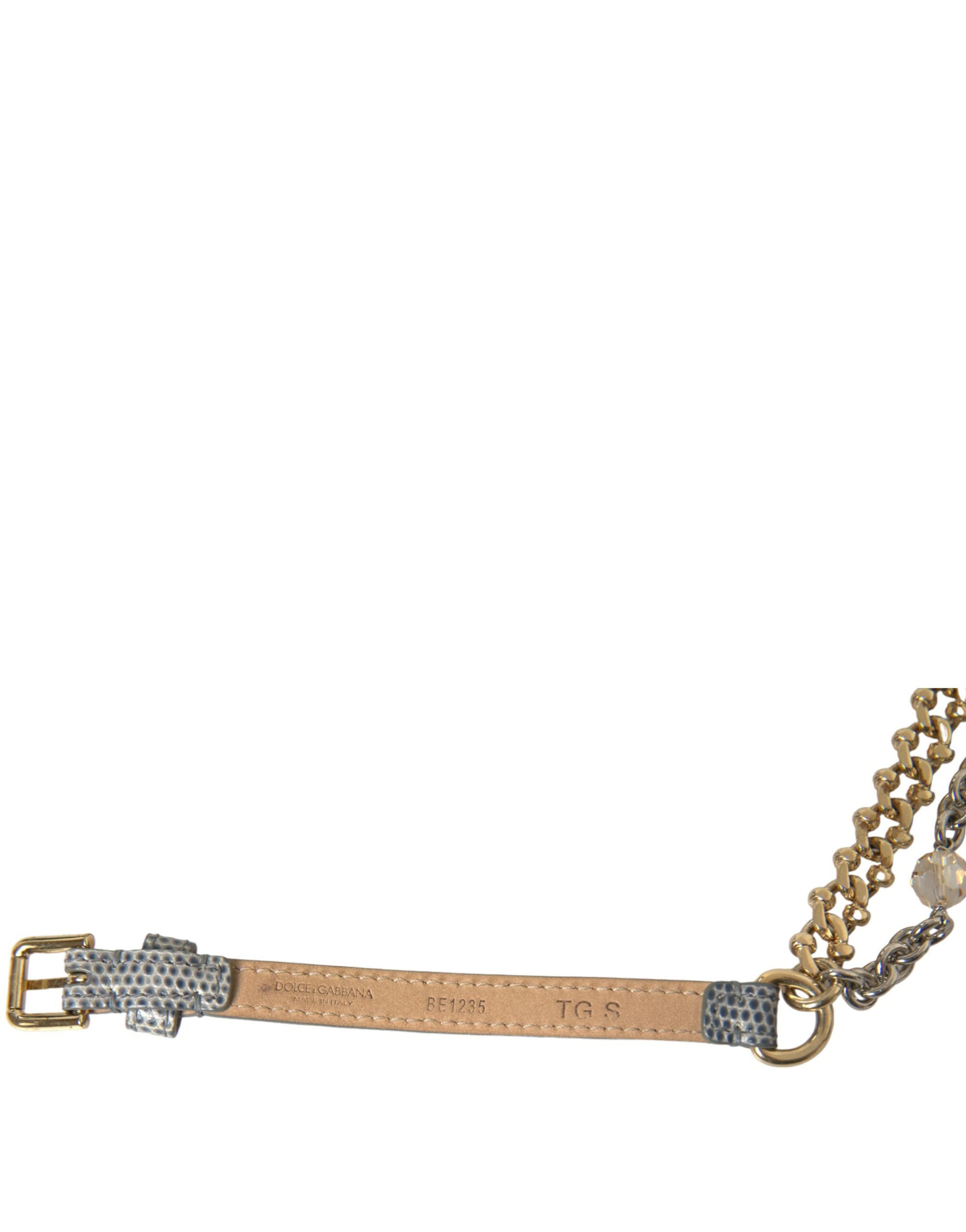 Dolce &amp; Gabbana Eleganter Taillengürtel mit Kristallen