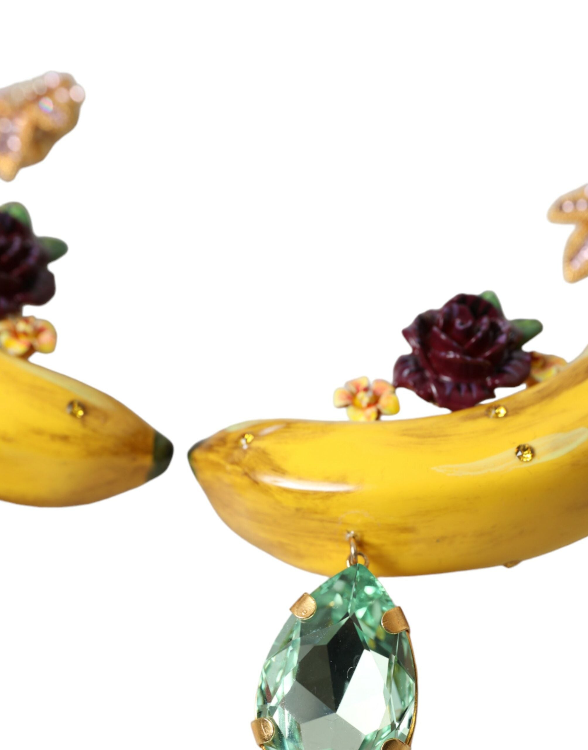 Dolce &amp; Gabbana – Schicke, baumelnde Bananen-Ohrclips