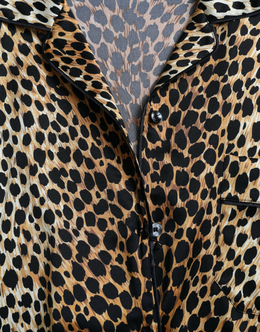 Dolce & Gabbana Brown Leopard Print Long Sleeves Blouse Top