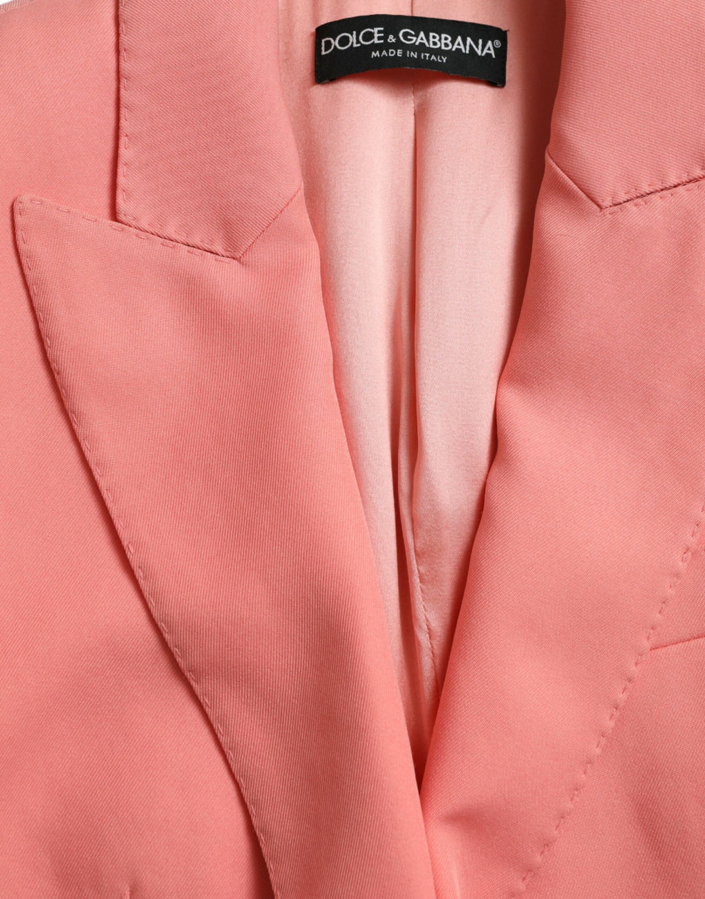 Dolce &amp; Gabbana Schicker Blazer mit steigendem Revers in Rosa