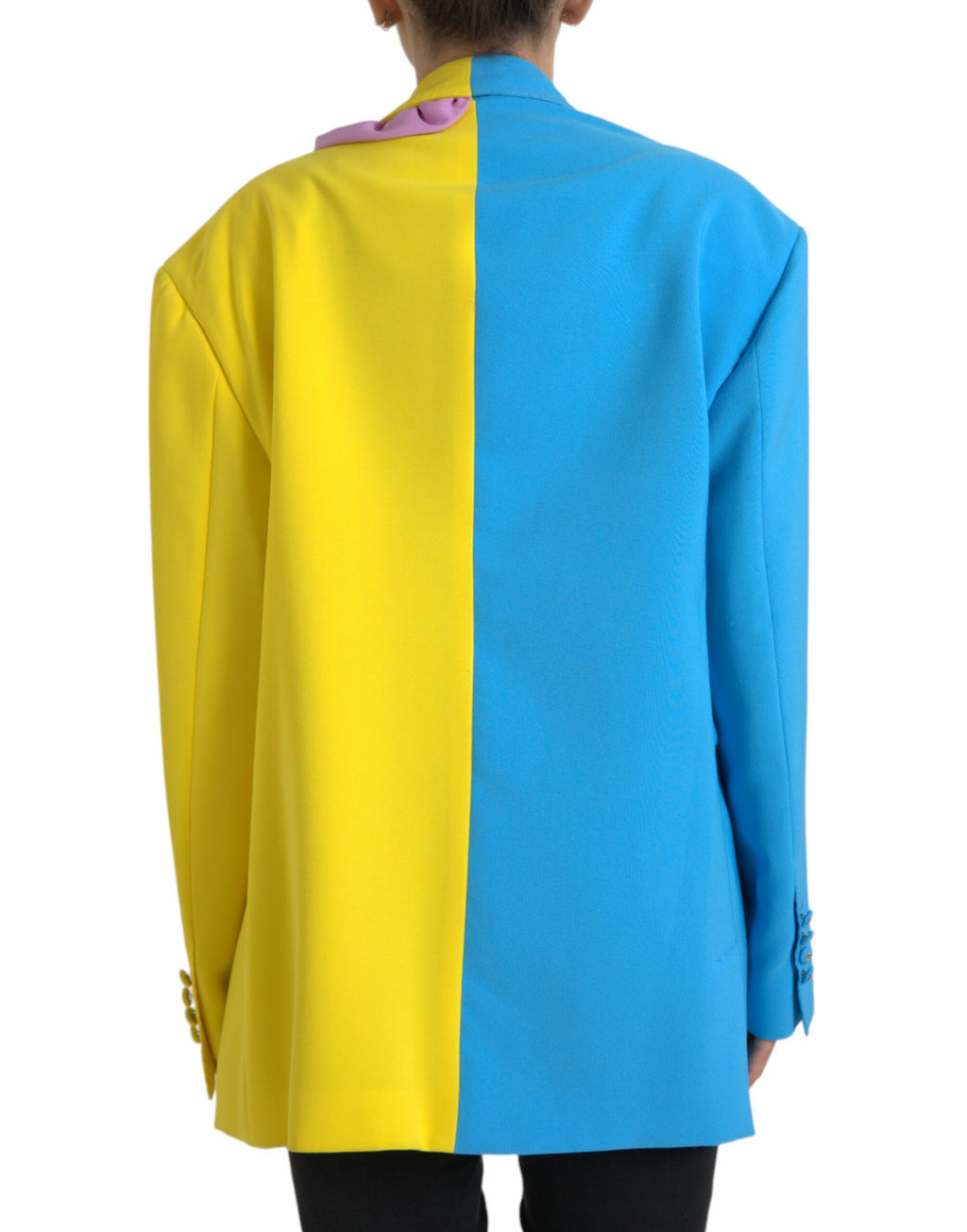 Dolce &amp; Gabbana – Mehrfarbige Trenchcoat-Jacke mit Patchwork