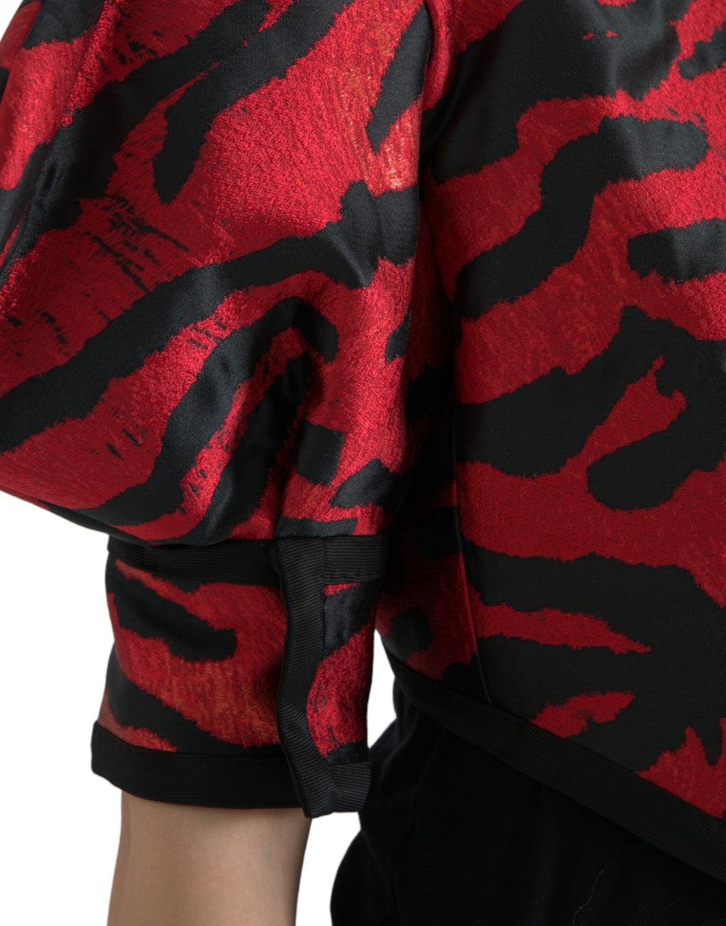 Dolce &amp; Gabbana Elegante Manteljacke mit Animal-Print