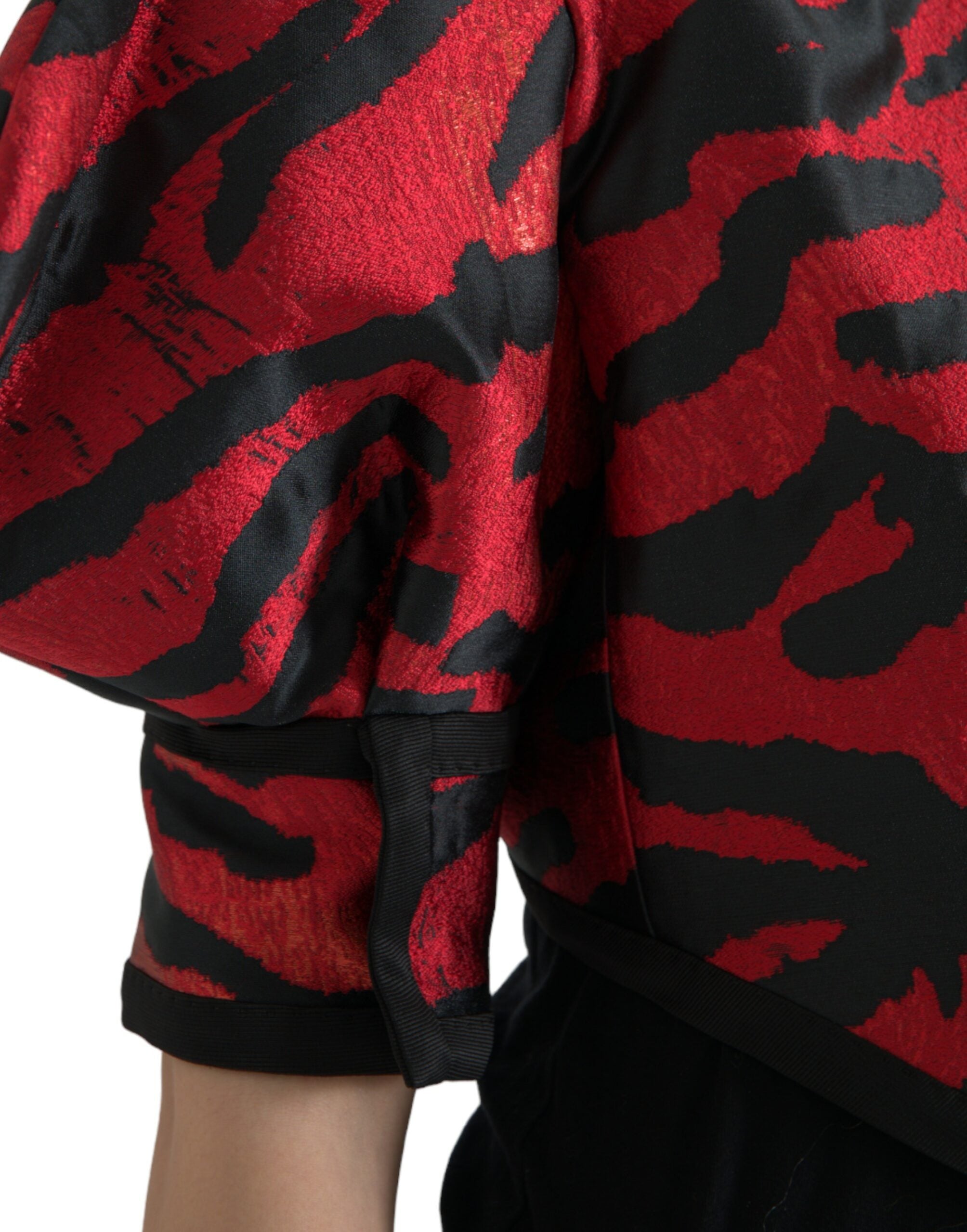 Dolce &amp; Gabbana Elegante Manteljacke mit Animal-Print