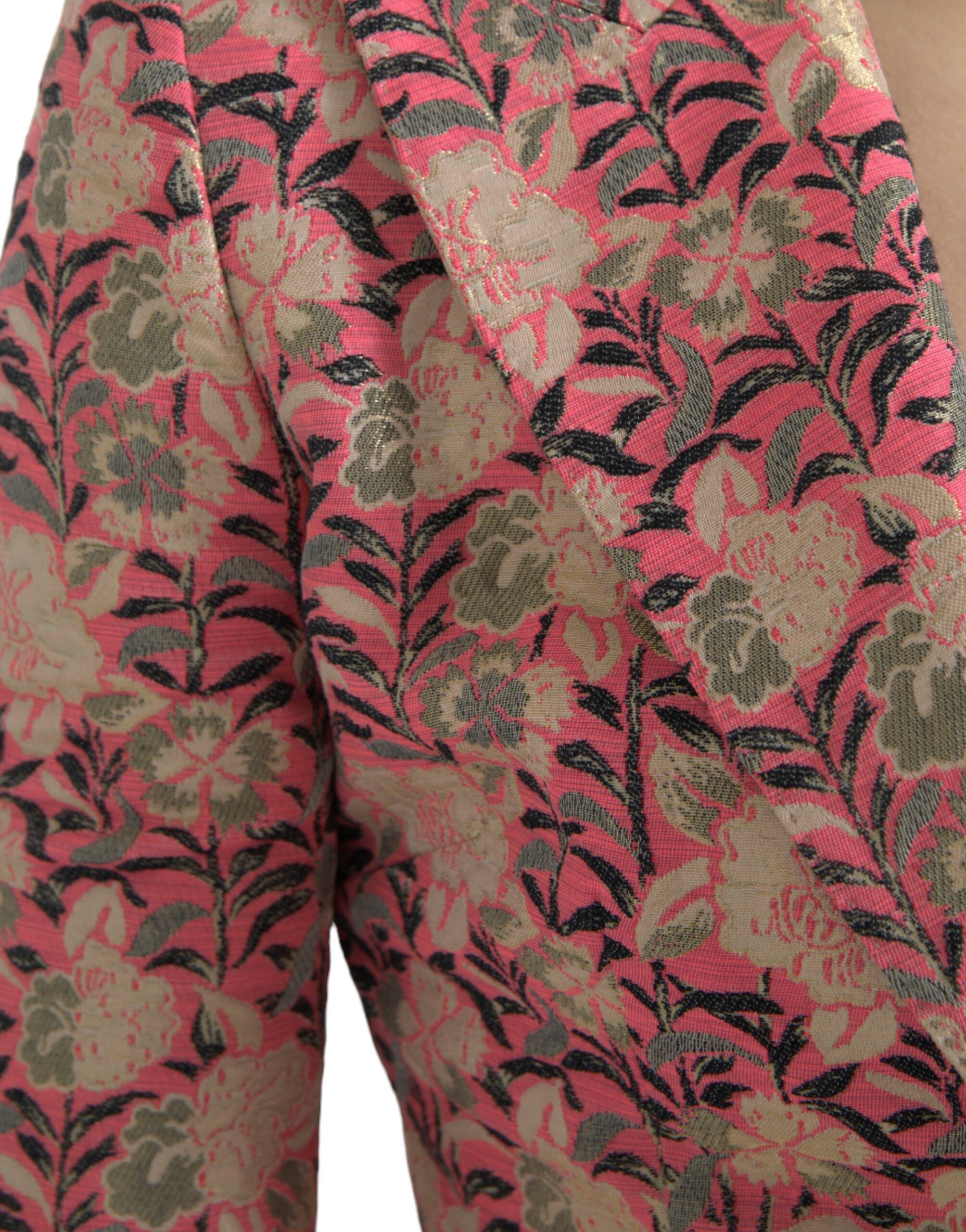 Dolce &amp; Gabbana – Eleganter, rosafarbener, zweiteiliger Anzug im Slim Fit