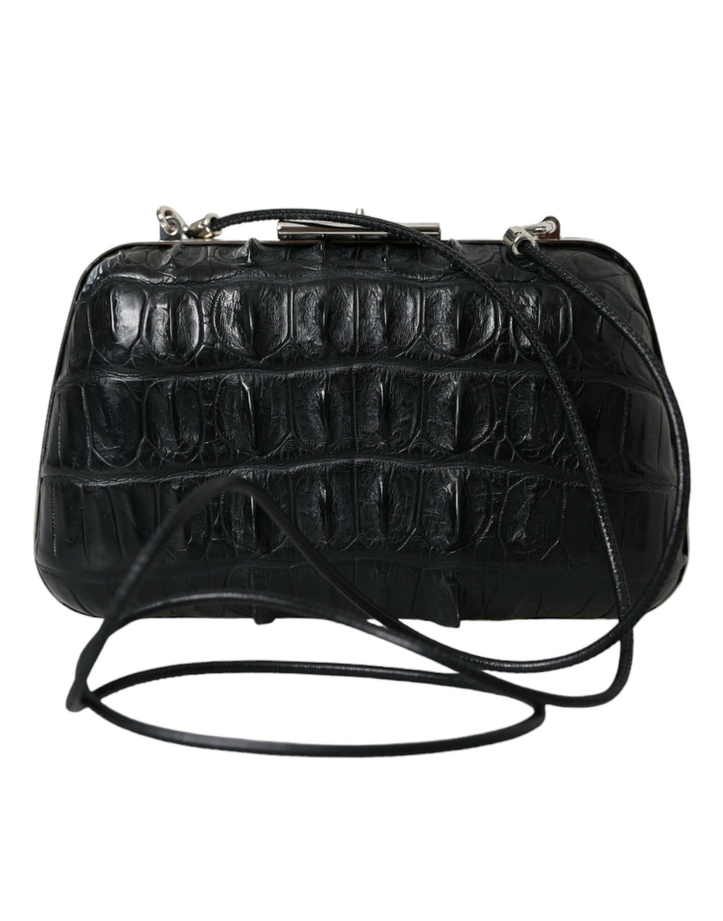 Balenciaga Elegante Abendclutch aus Krokodilleder