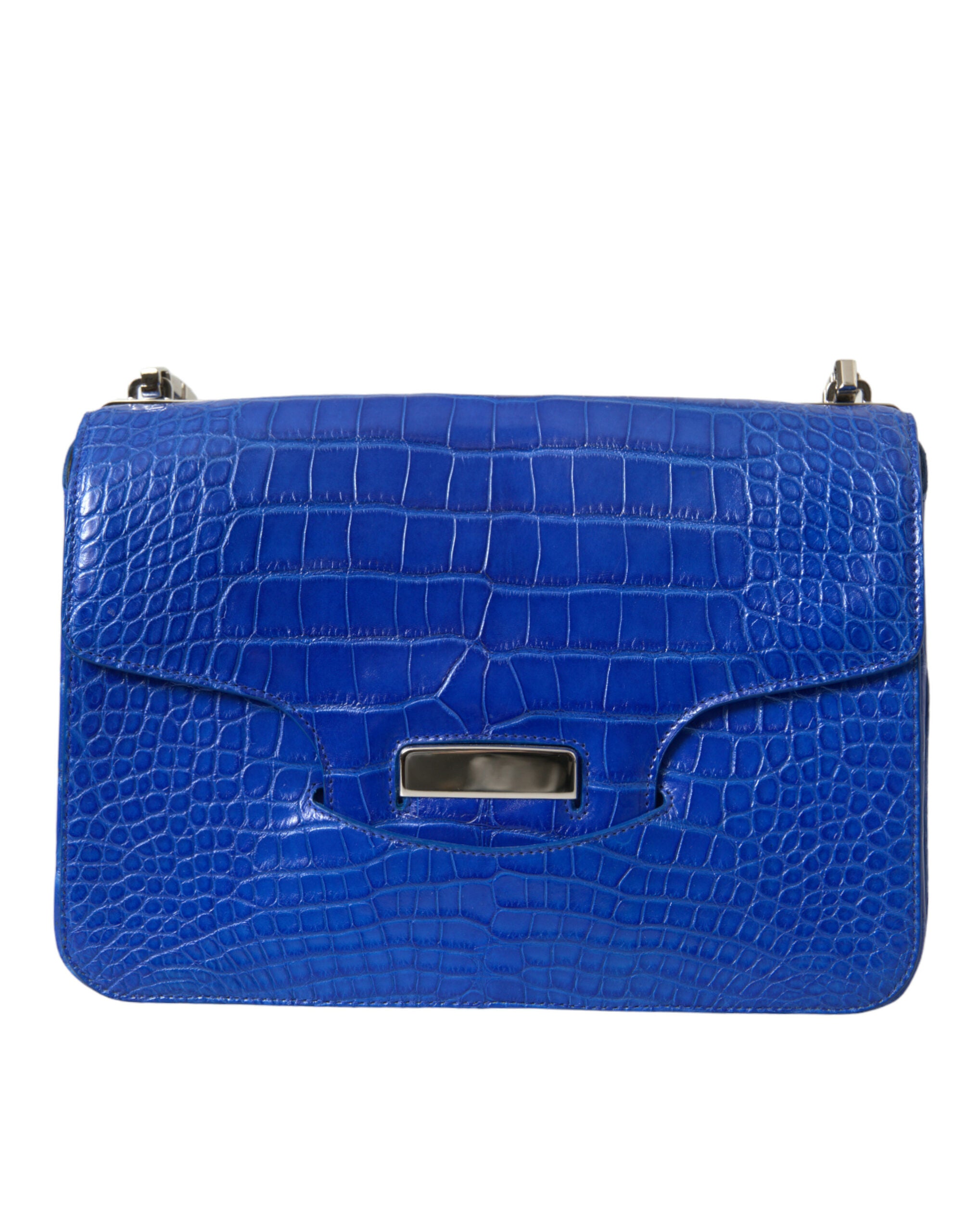 Balenciaga Chic Schultertasche mit Kette aus Alligatorleder