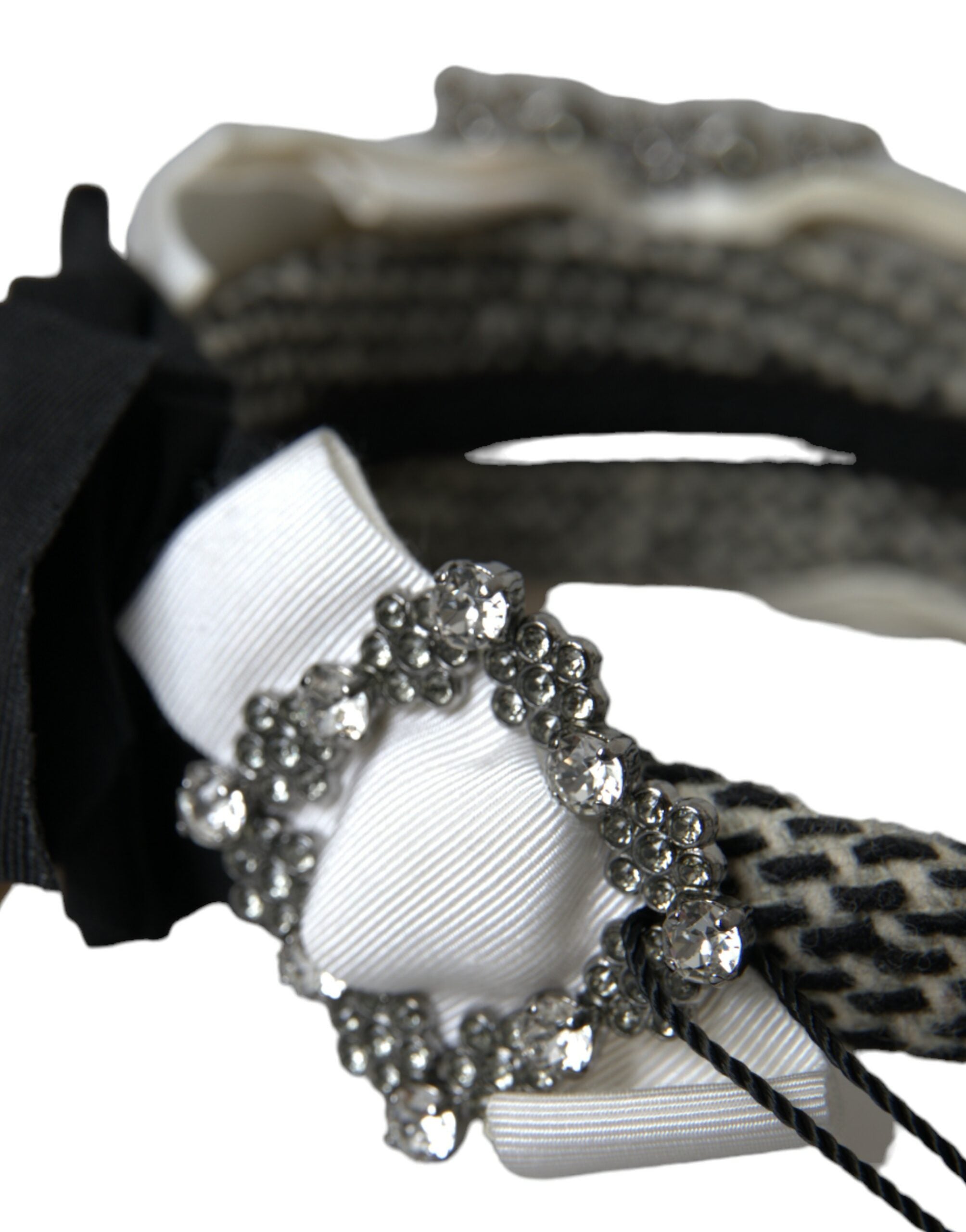 Dolce &amp; Gabbana Damen-Stirnband mit Diadem und mehrfarbigem Kristallbesatz
