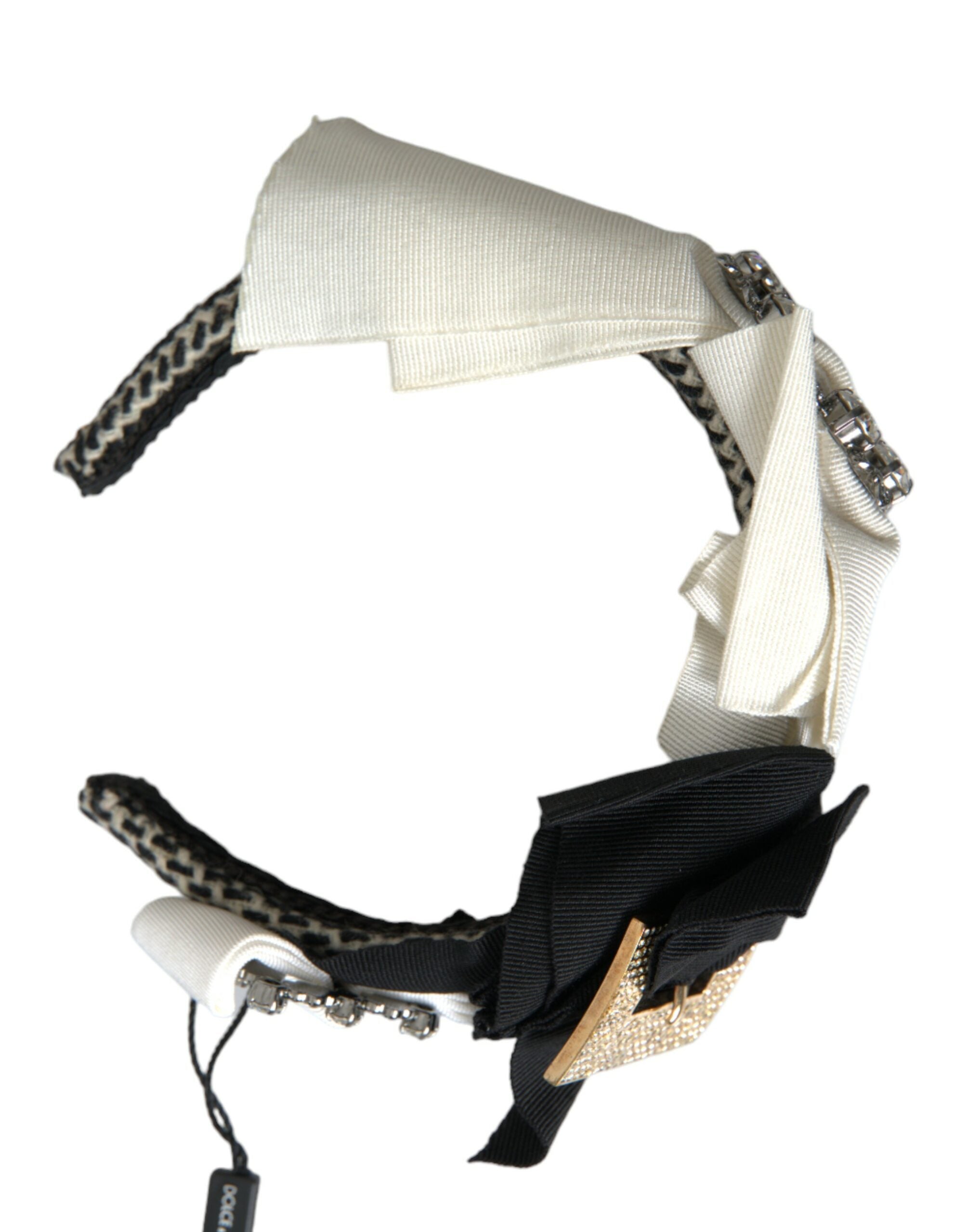 Dolce &amp; Gabbana Damen-Stirnband mit Diadem und mehrfarbigem Kristallbesatz