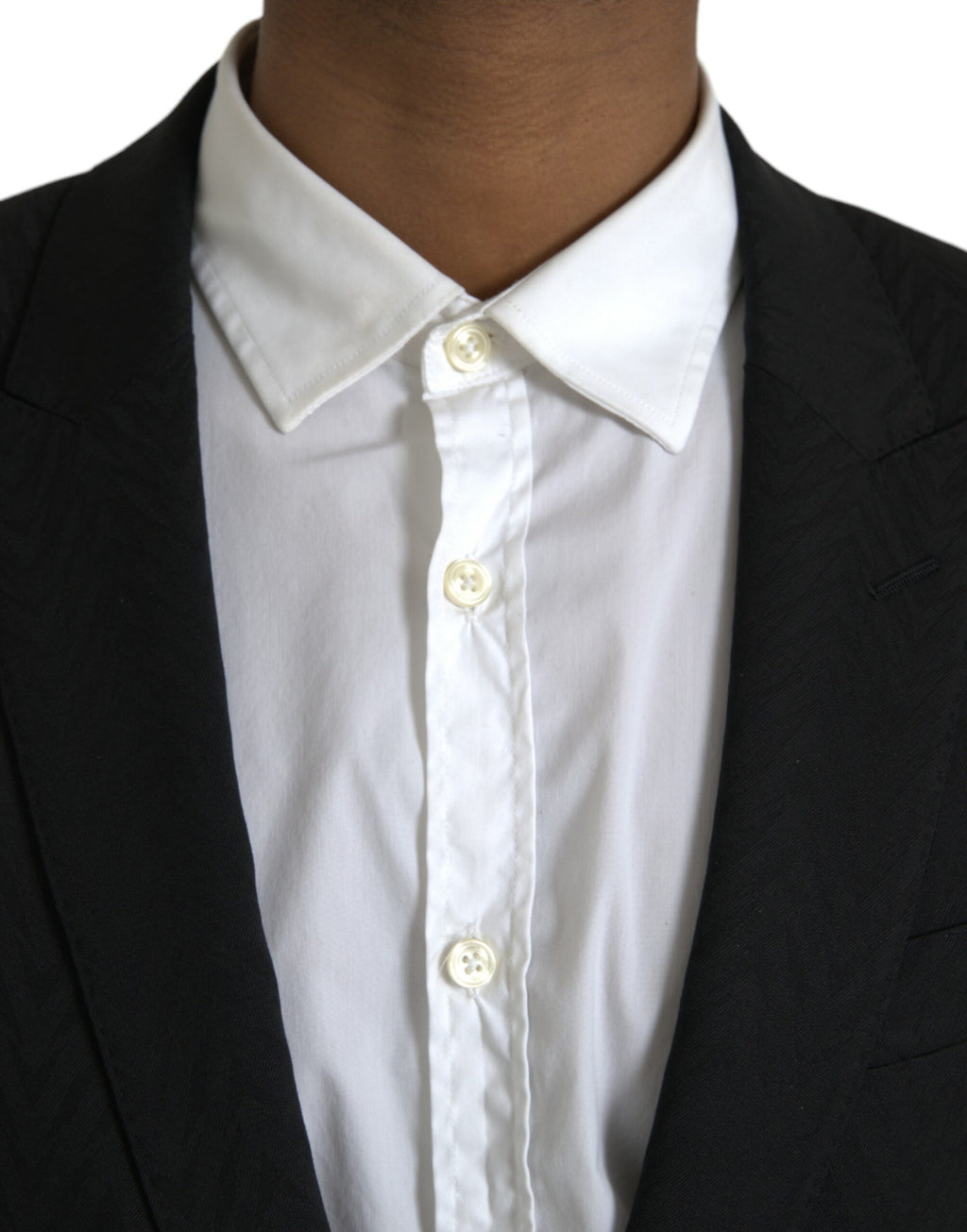Dolce &amp; Gabbana Schwarzer MARTINI Slim Fit Jacke Mantel Blazer