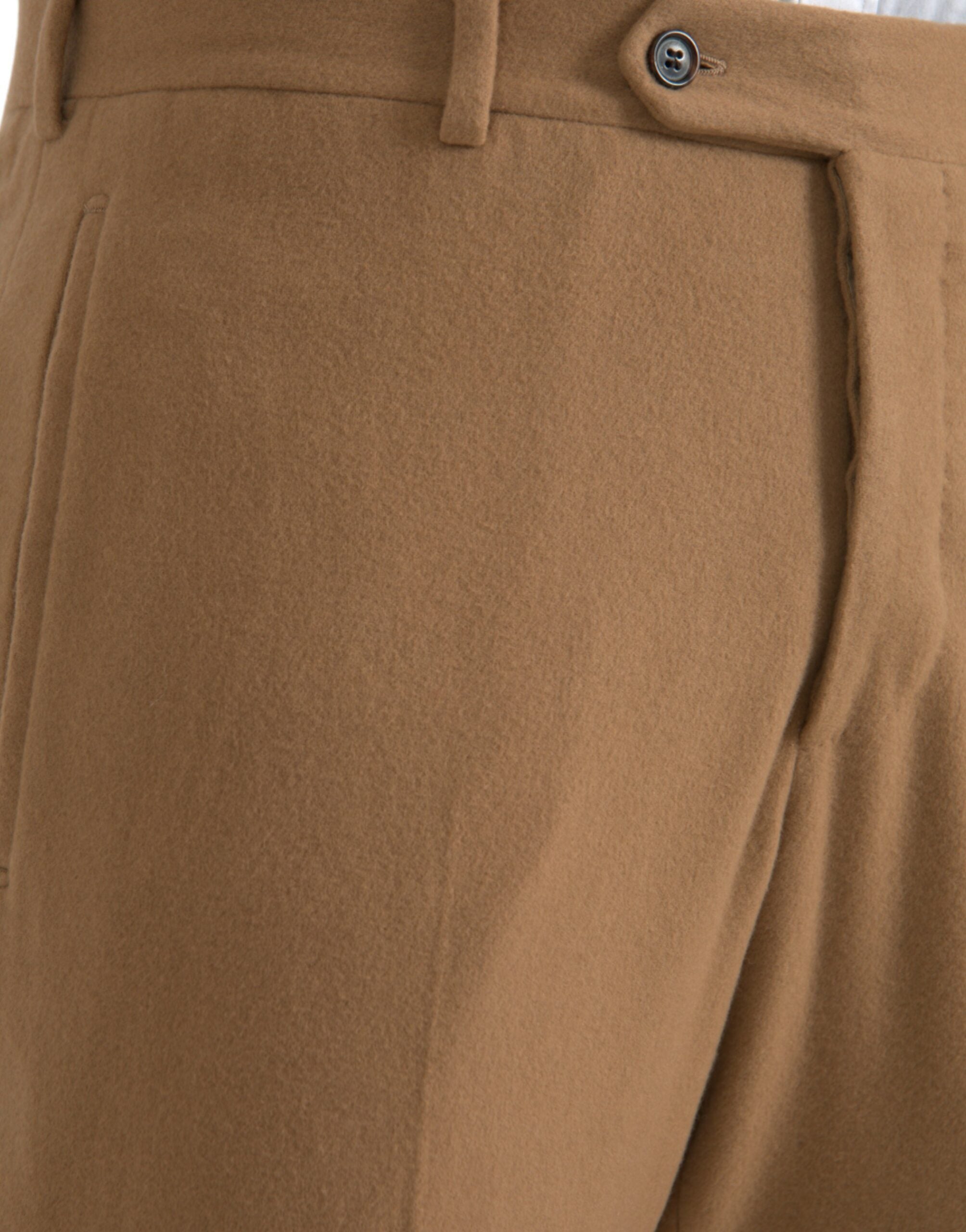Prada Beige Kaschmir Herren Straight Fit Anzughose