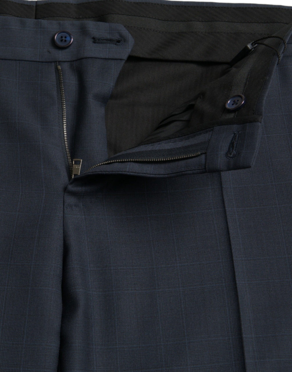 Dolce &amp; Gabbana – Enge Anzughose aus Wolle für Herren in Blau