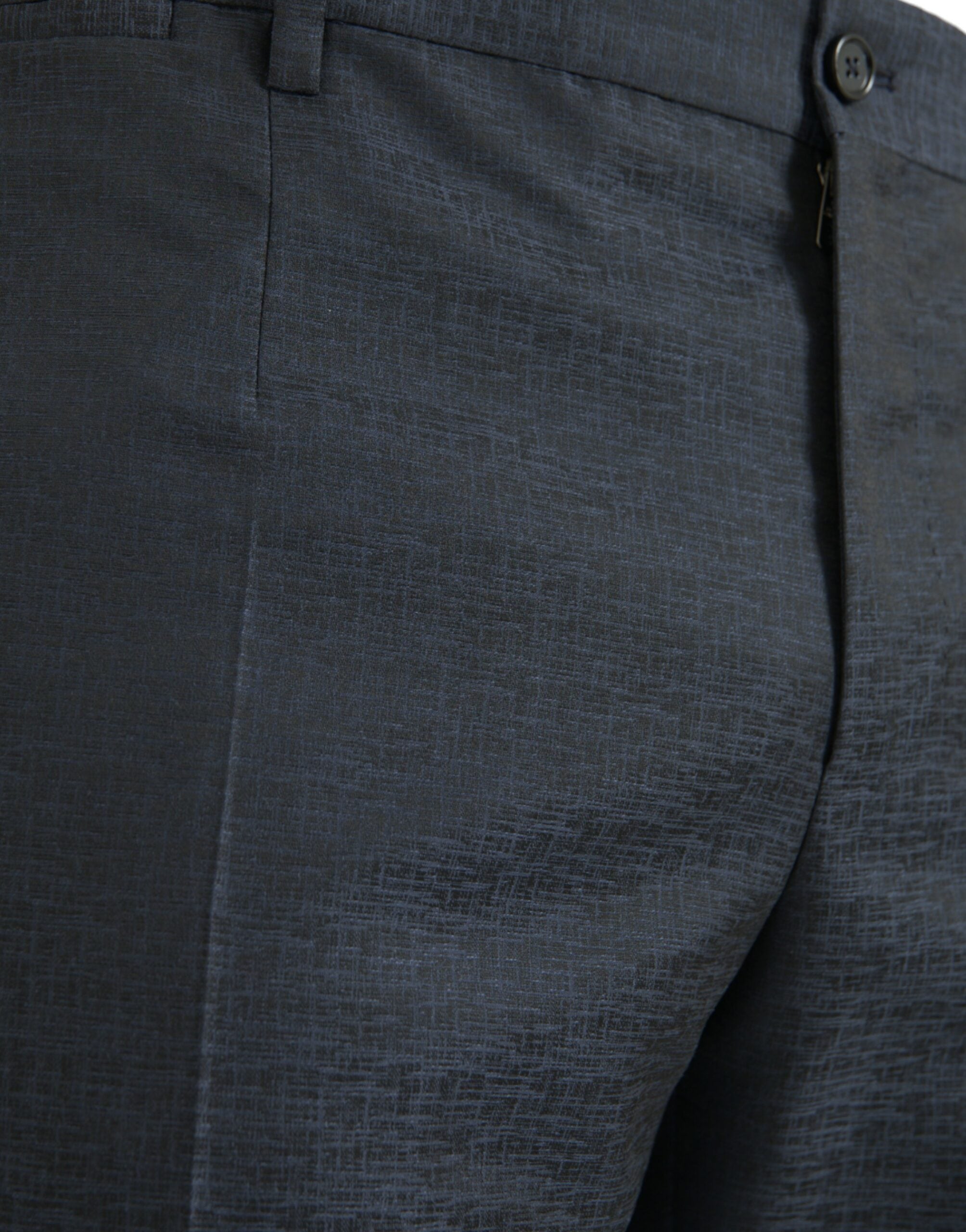 Dolce &amp; Gabbana Herren Enge Anzughose aus Wolle in Blau