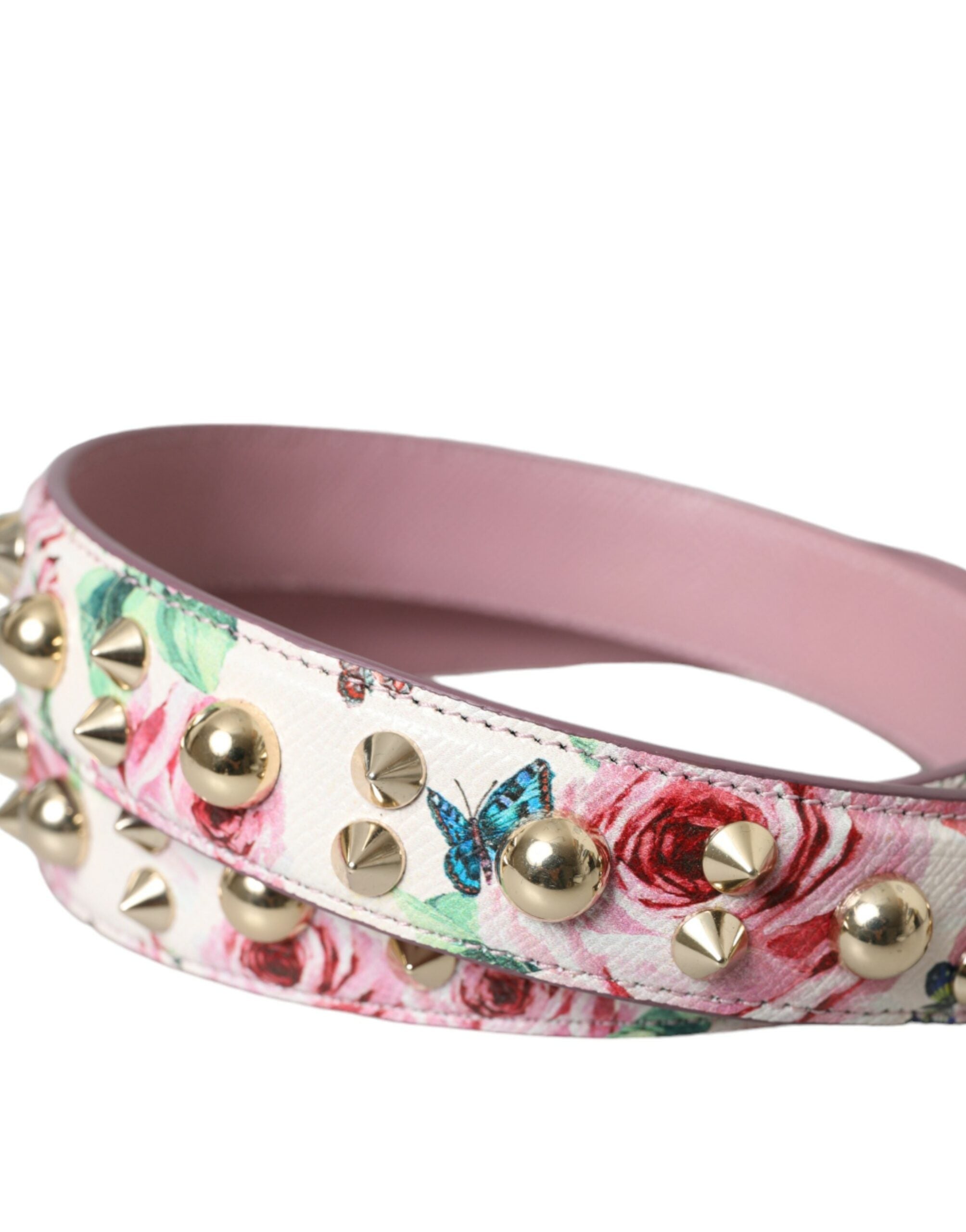 Dolce &amp; Gabbana Rosa Blumenhandtaschen-Zubehör Schultergurt