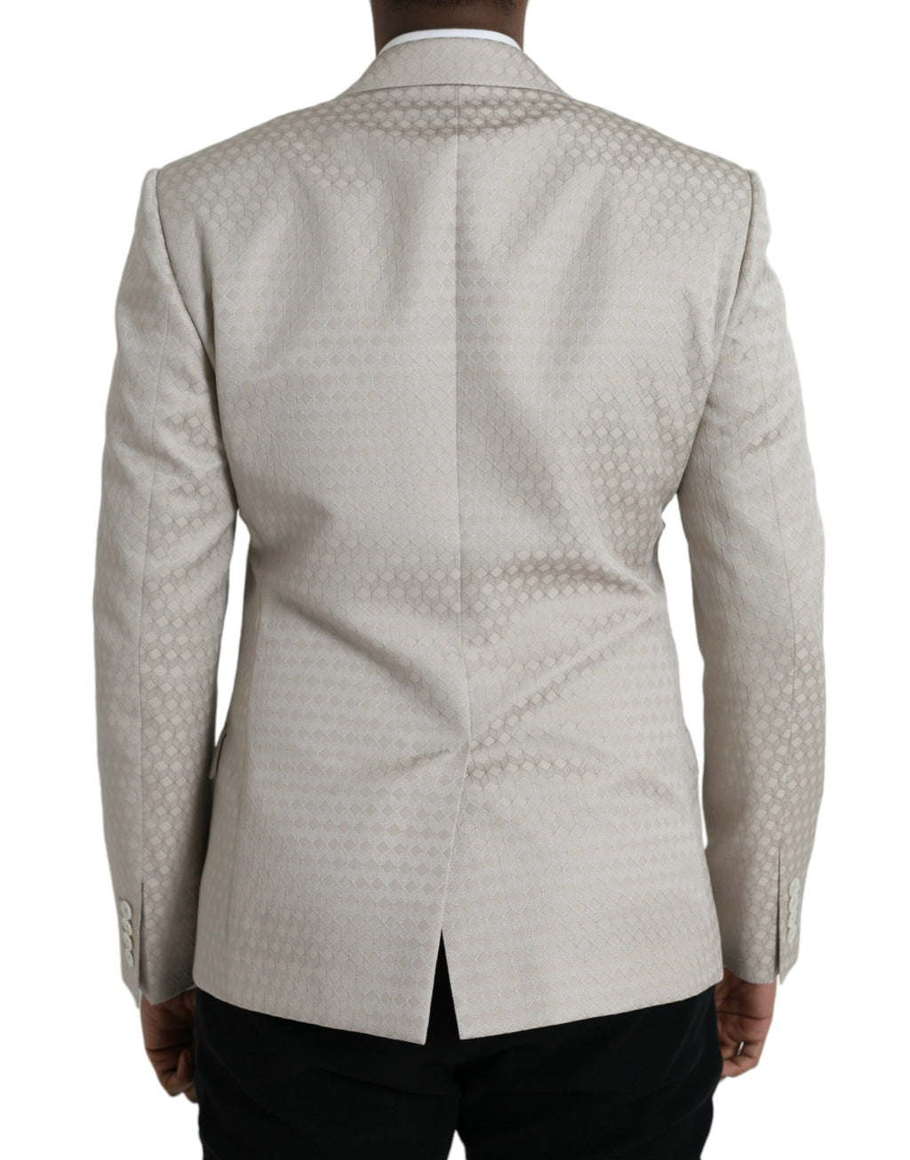 Dolce &amp; Gabbana Beige MARTINI Einreihiger Mantelblazer
