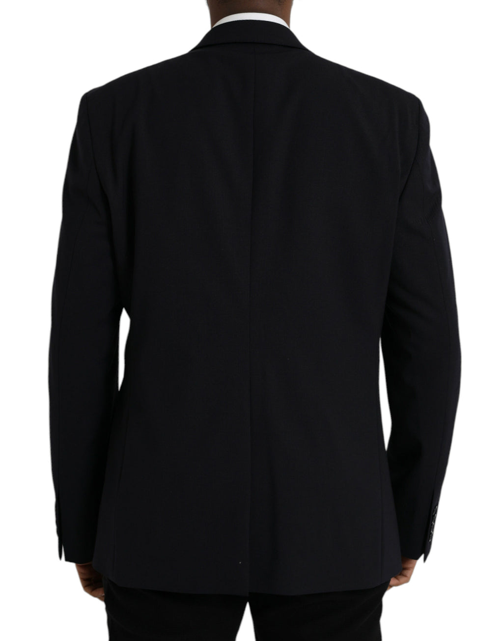 Dolce &amp; Gabbana Schwarzer MARTINI Einreihiger Mantelblazer