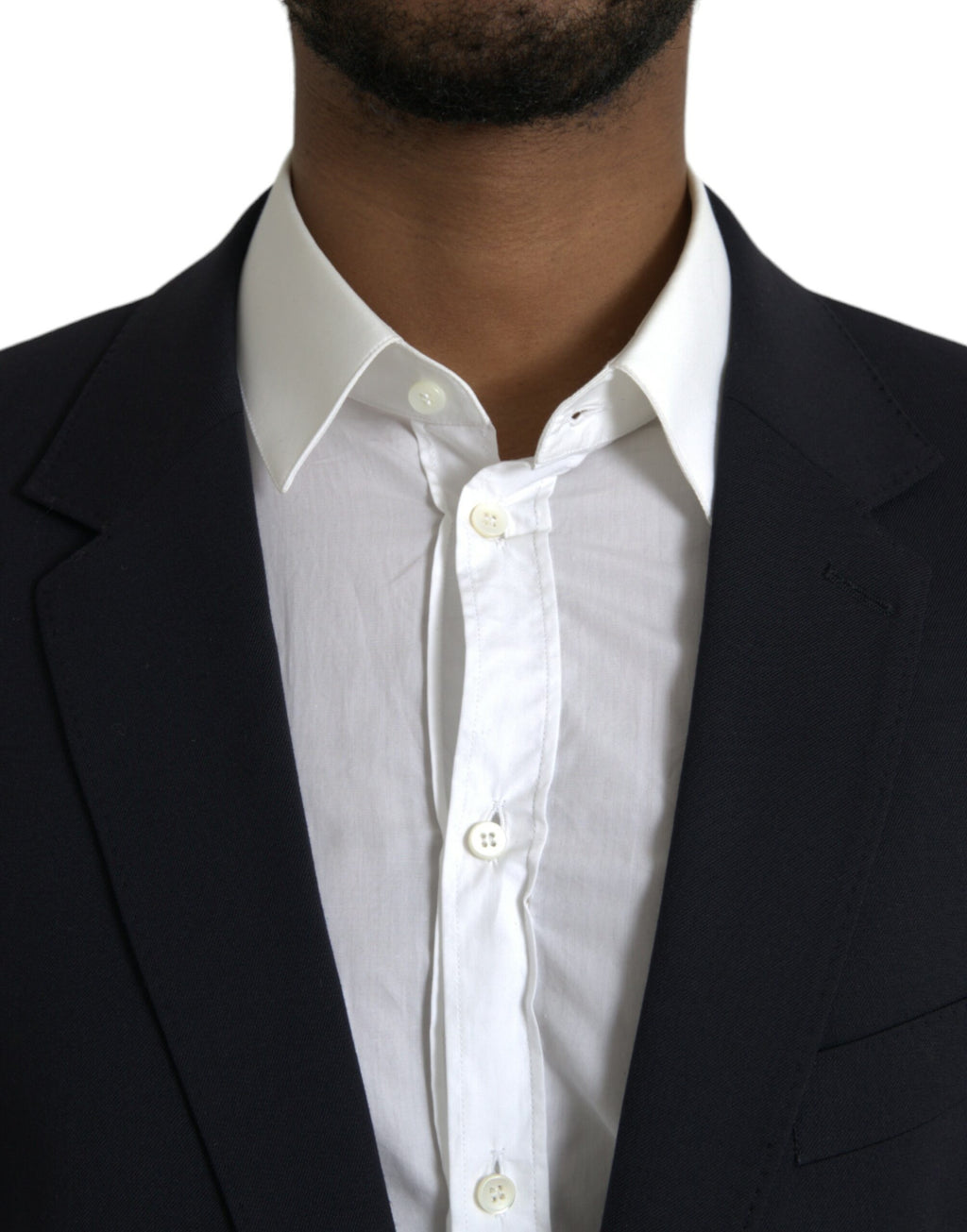 Dolce &amp; Gabbana Schwarzer MARTINI Einreihiger Mantelblazer