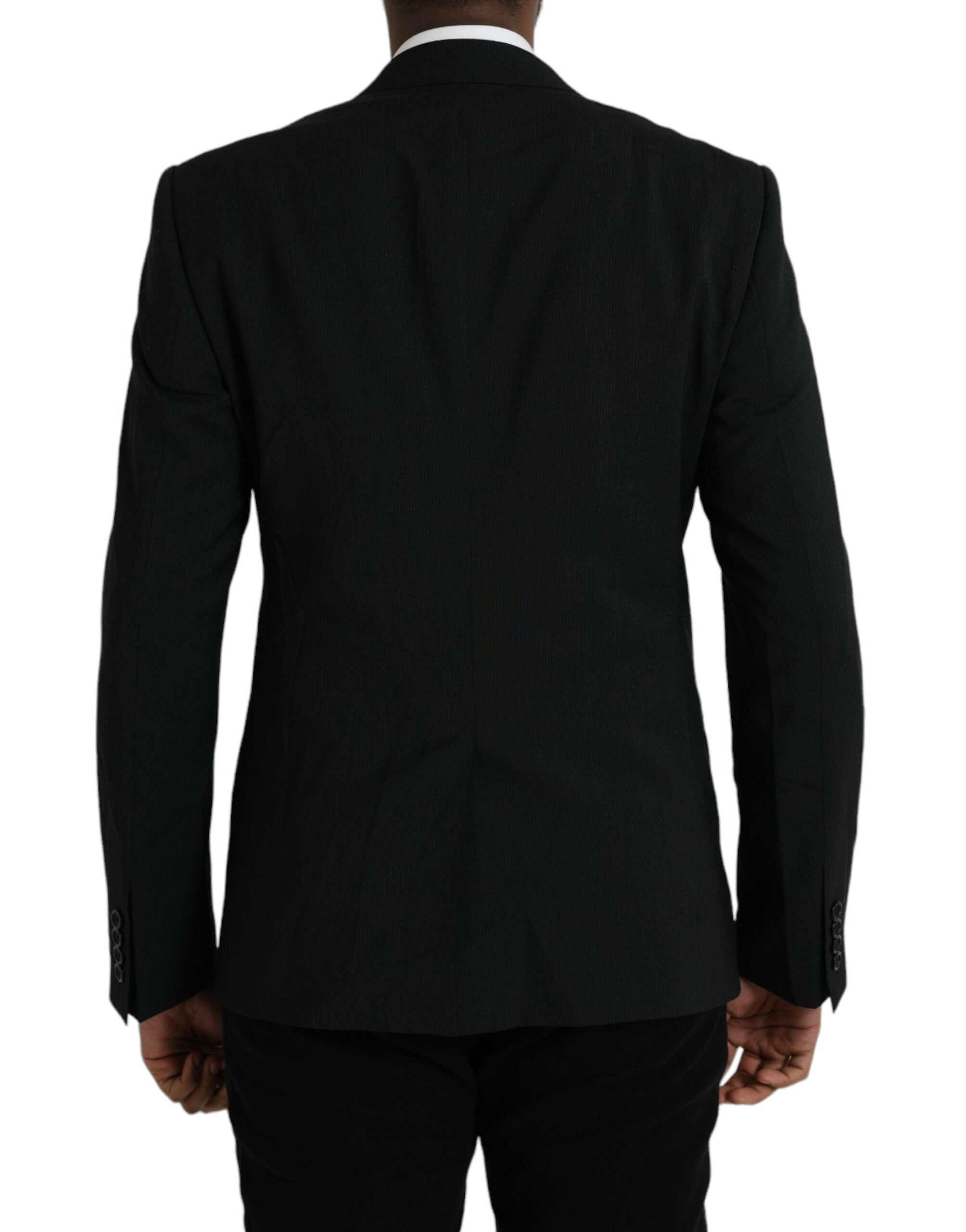 Dolce &amp; Gabbana – MARTINI – Einreihiger Schalblazer, Blau