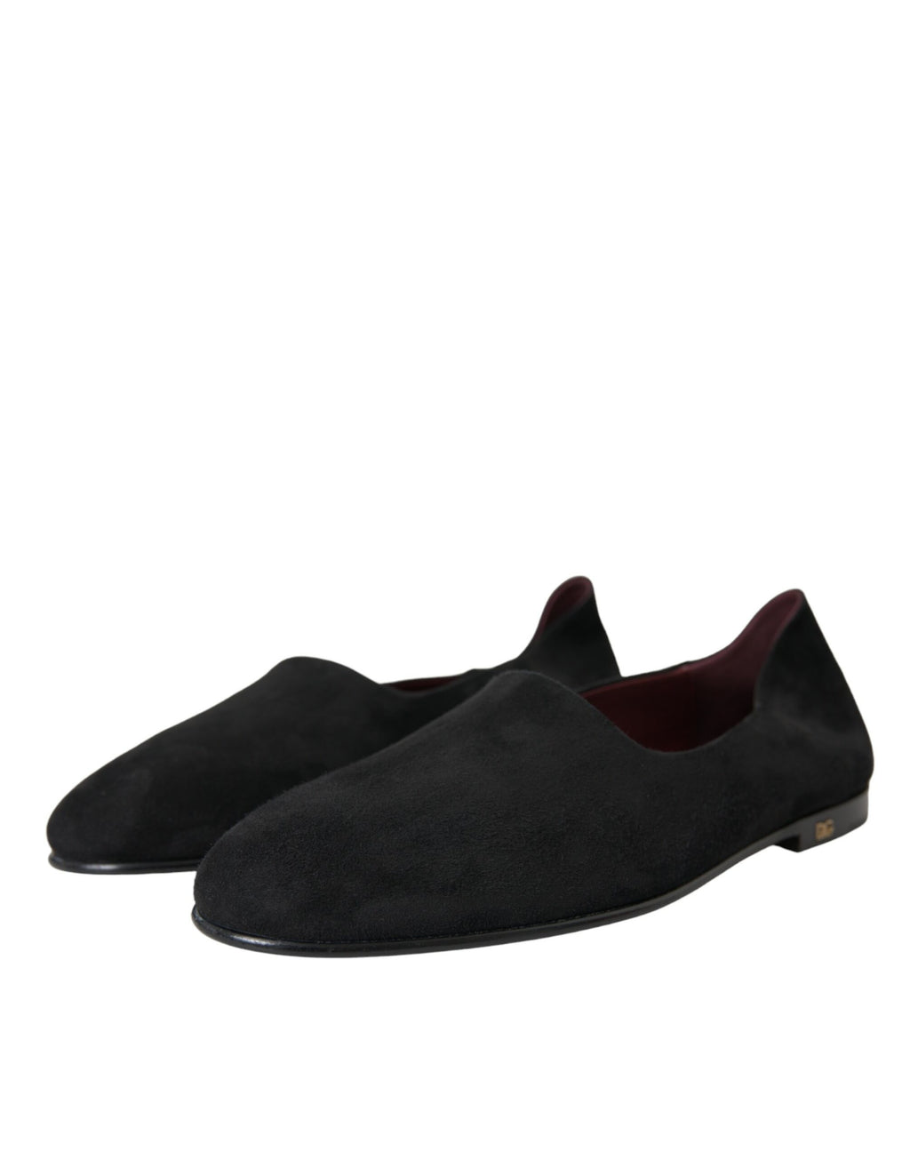 Dolce &amp; Gabbana – Schwarze Wildleder-Loafer, formelle Kleider, Schlupfschuhe