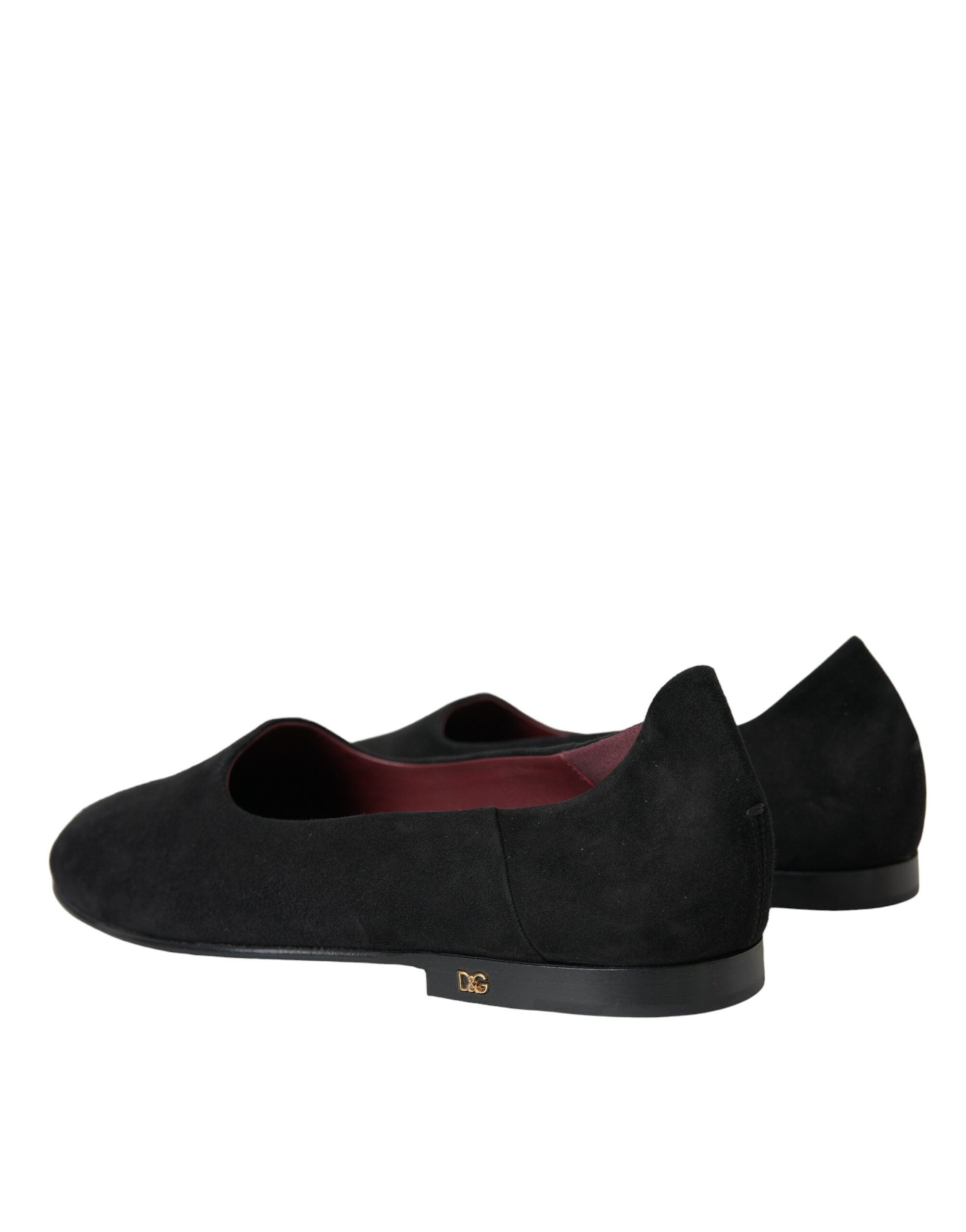 Dolce &amp; Gabbana – Schwarze Wildleder-Loafer, formelle Kleider, Schlupfschuhe