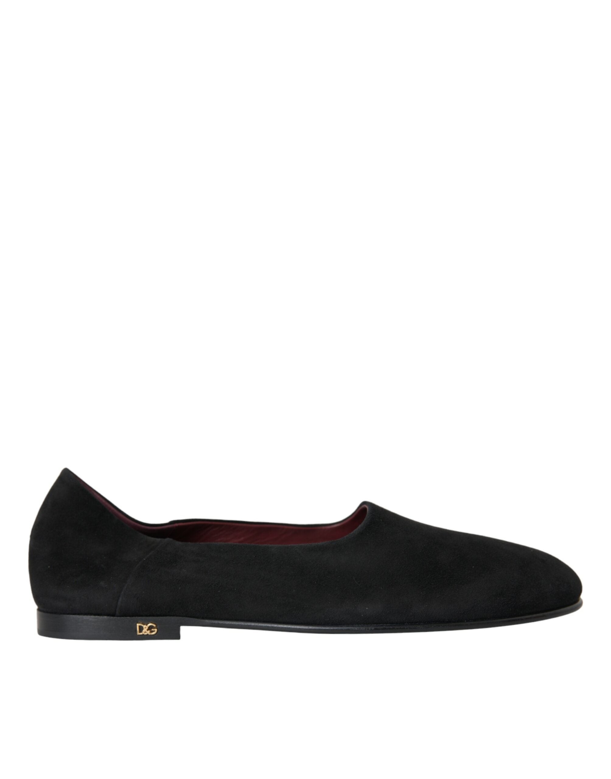 Dolce &amp; Gabbana – Schwarze Wildleder-Loafer, formelle Kleider, Schlupfschuhe