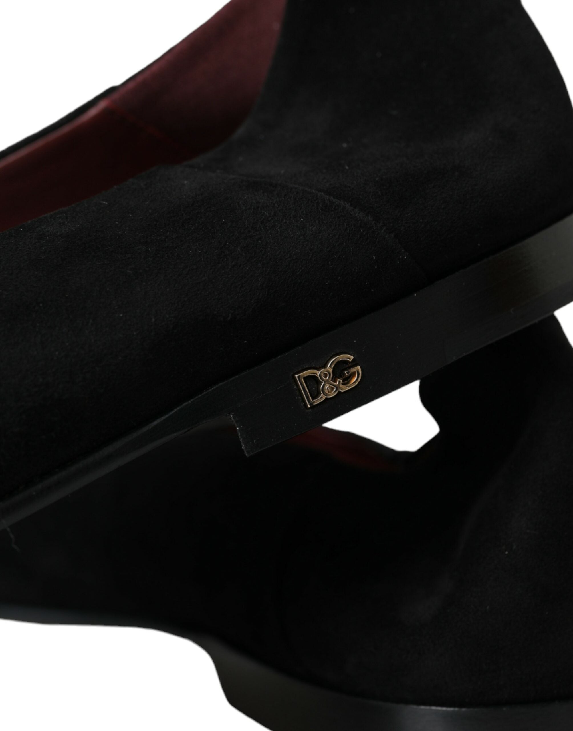 Dolce &amp; Gabbana – Schwarze Wildleder-Loafer, formelle Kleider, Schlupfschuhe