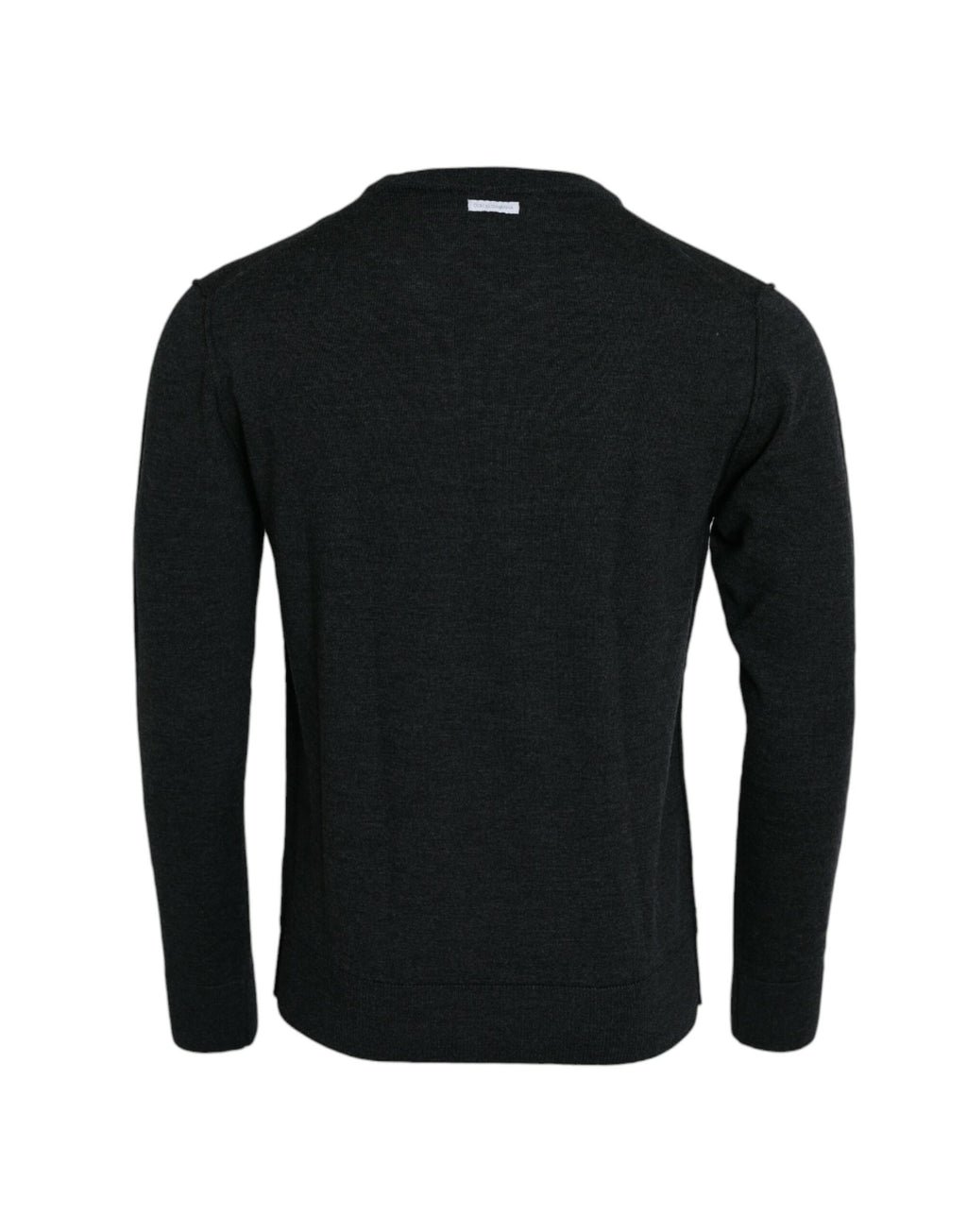 Dolce &amp; Gabbana Pullover mit Rundhalsausschnitt, Dunkelgrau