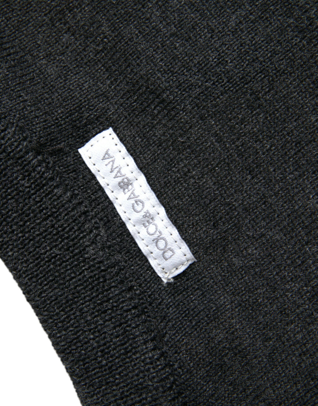 Dolce &amp; Gabbana Pullover mit Rundhalsausschnitt, Dunkelgrau