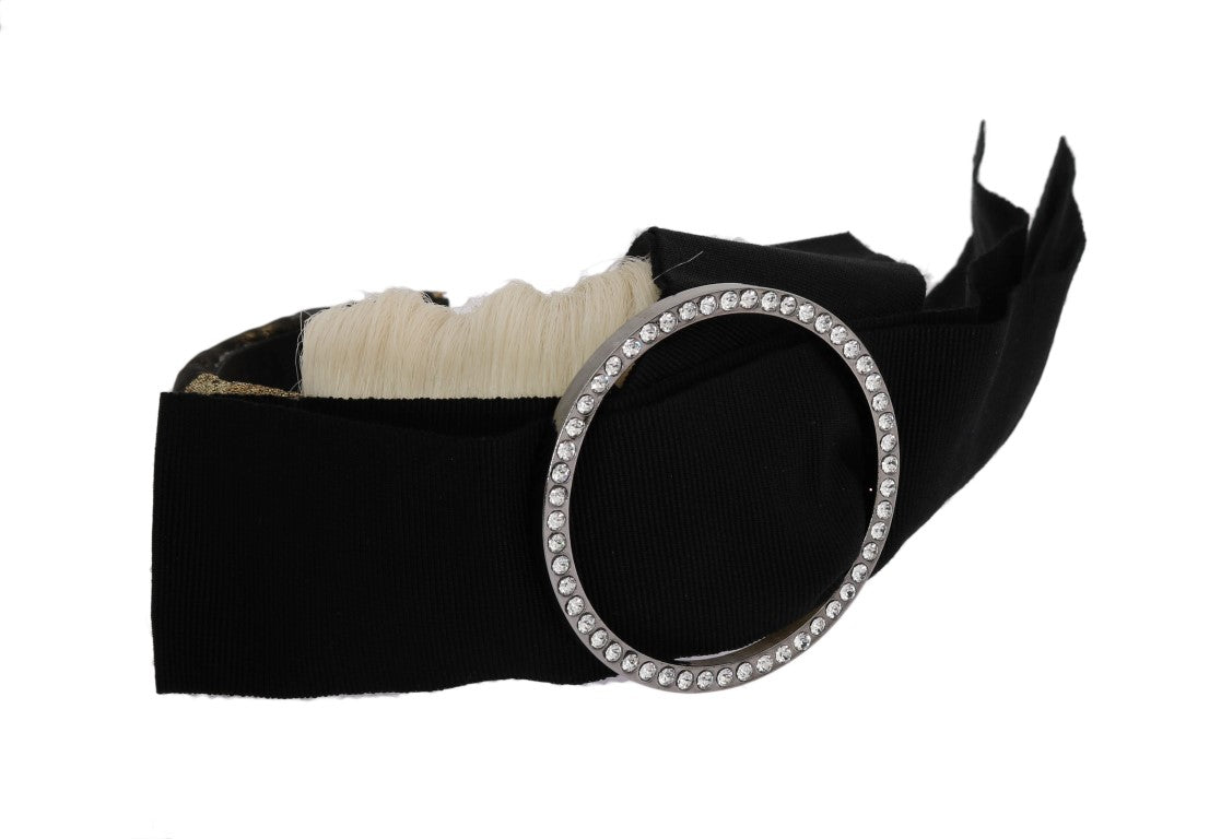 Dolce &amp; Gabbana Elegantes Stirnband mit Kristalldiadem