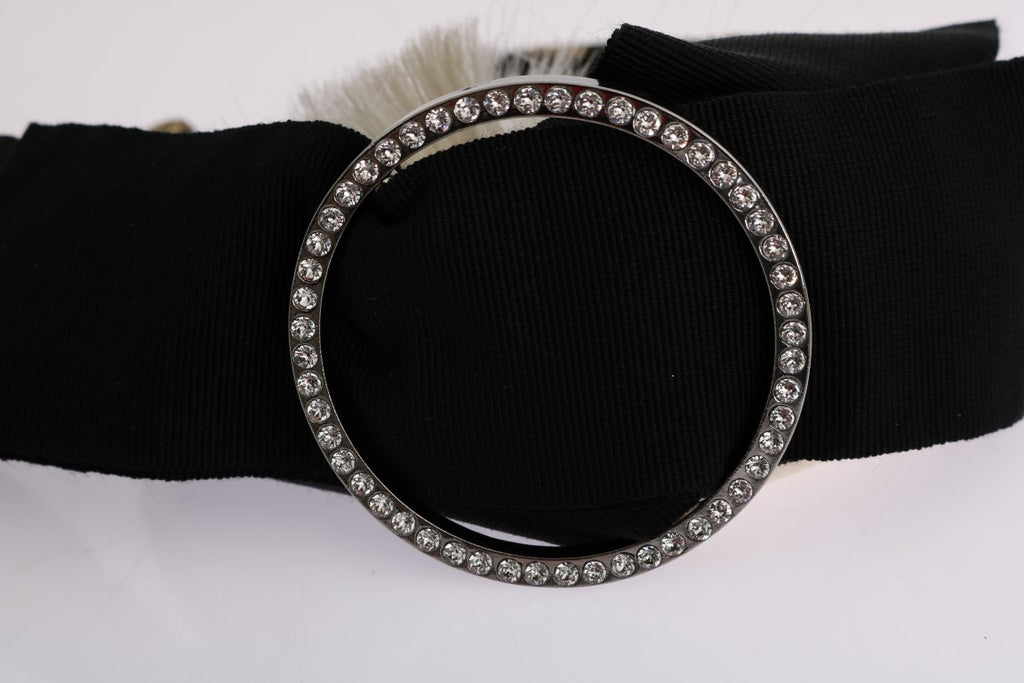 Dolce &amp; Gabbana Elegantes Stirnband mit Kristalldiadem