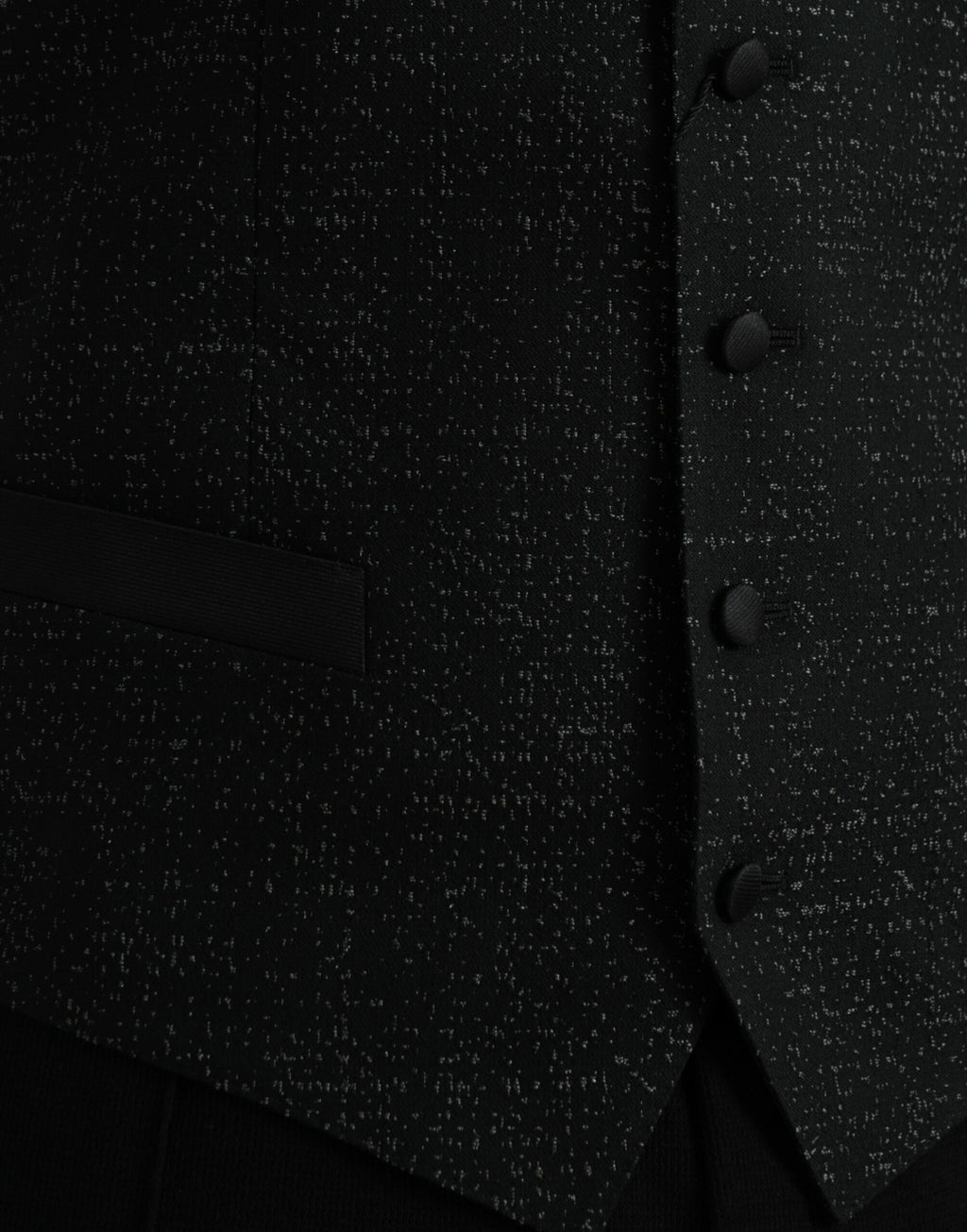 Dolce &amp; Gabbana Schwarz Braun Seidenweste Kleid Formale Weste
