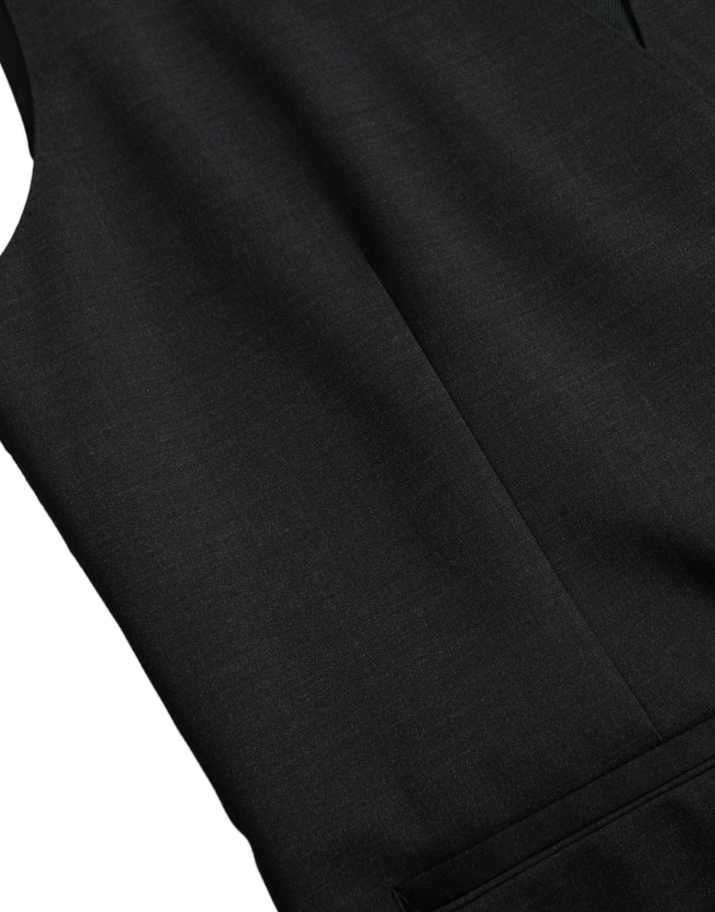 Dolce &amp; Gabbana Schwarze Weste aus Baumwolle, formelle Weste