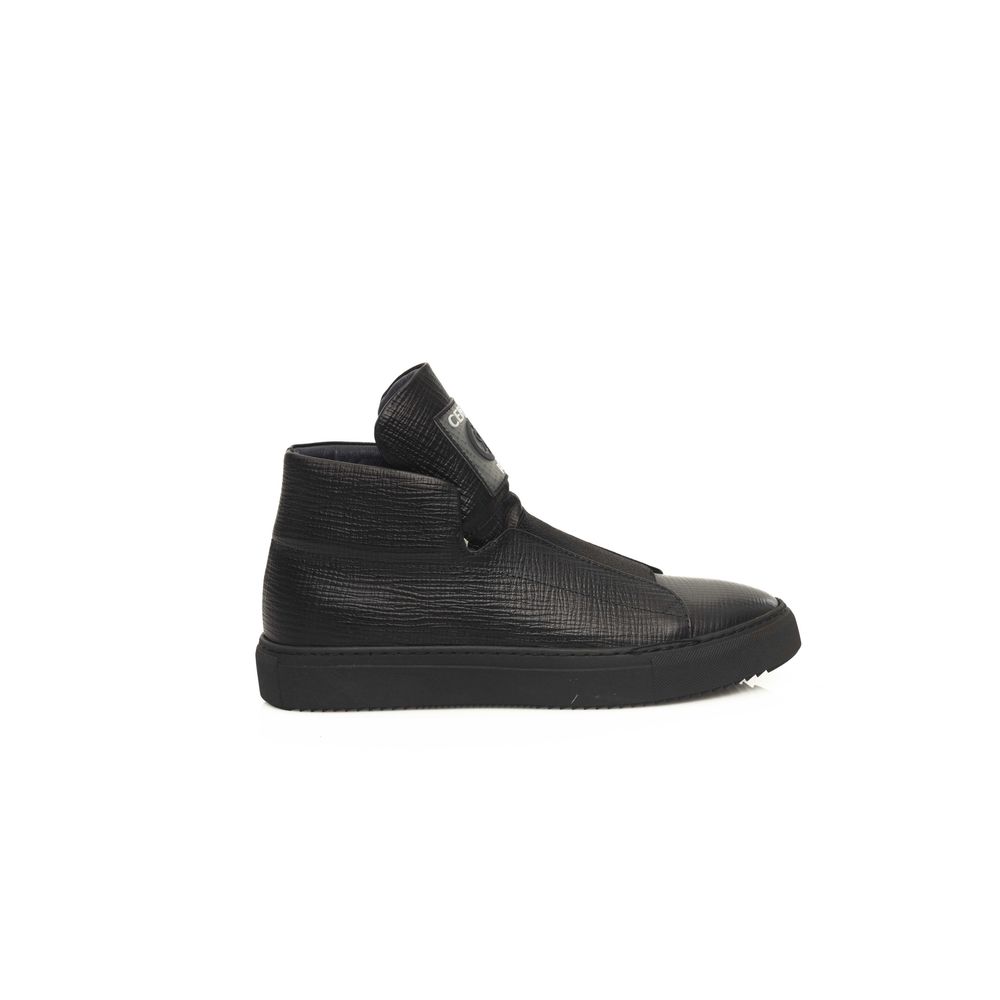 Cerruti 1881 Herren-Sneaker aus schwarzem Leder