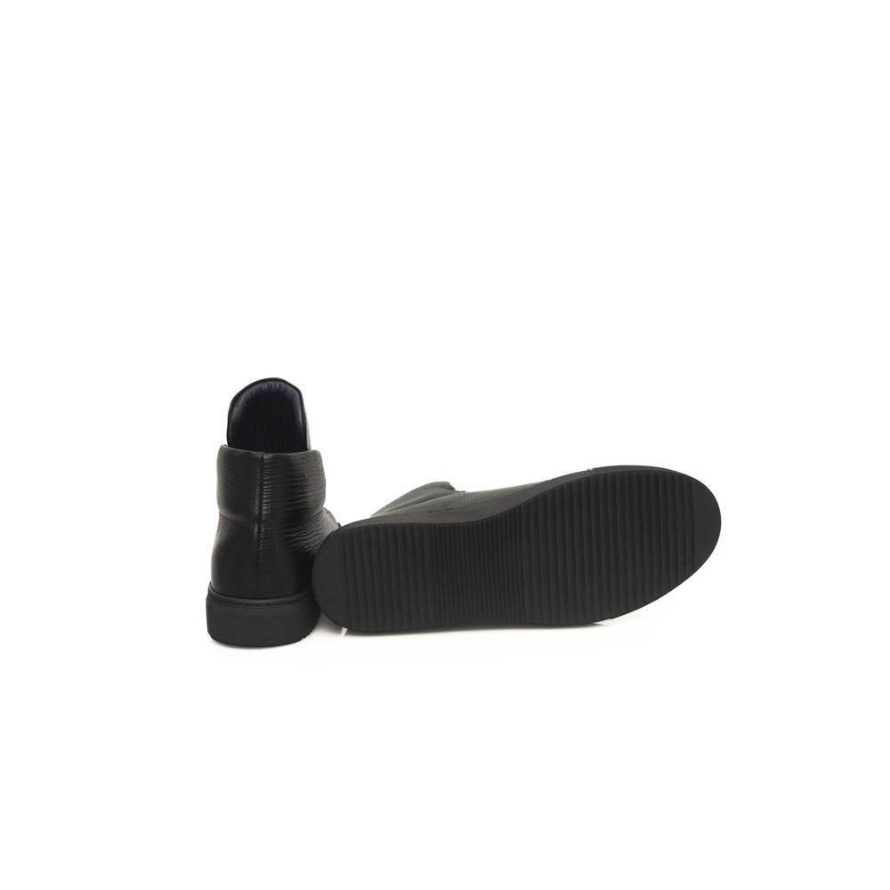 Cerruti 1881 Herren-Sneaker aus schwarzem Leder