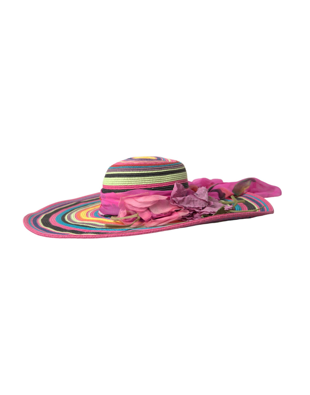 Dolce &amp; Gabbana – Mehrfarbiger Fantasy-Schlapphut mit breiter Krempe