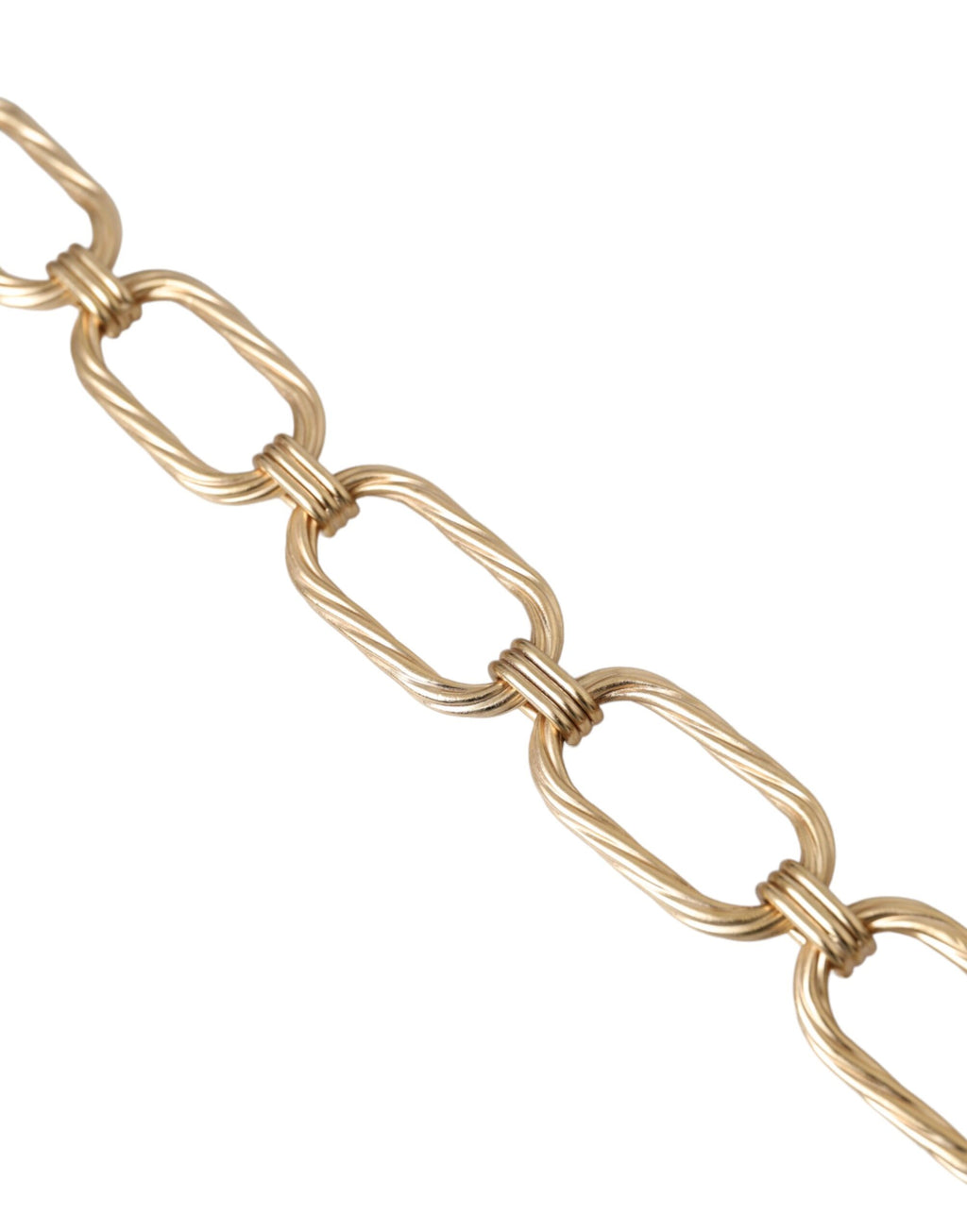 Dolce &amp; Gabbana – Halskette mit großer Gliederkette aus goldfarbenem Messing