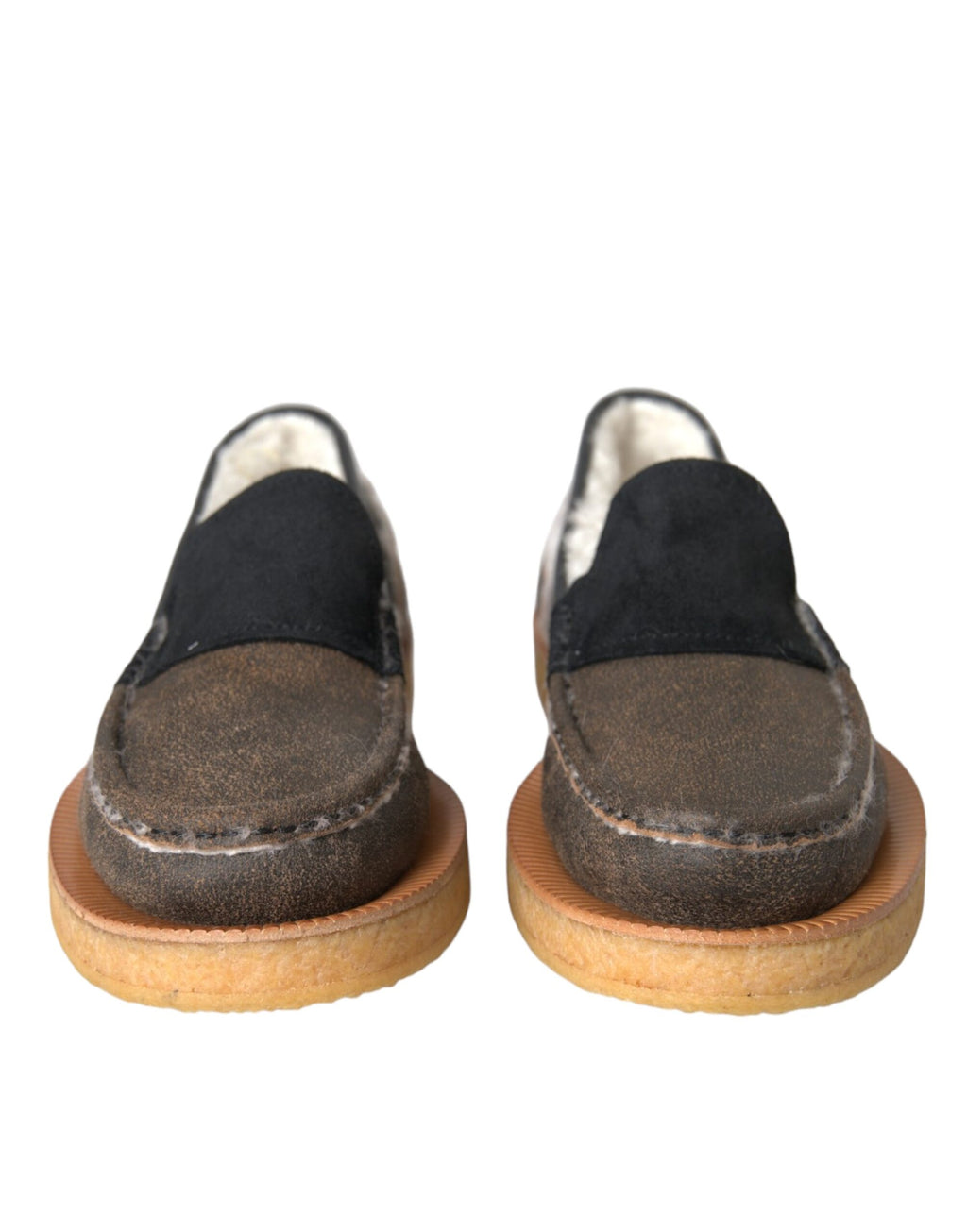 Dolce &amp; Gabbana Loafer aus Leder in Braun und Schwarz für Herren