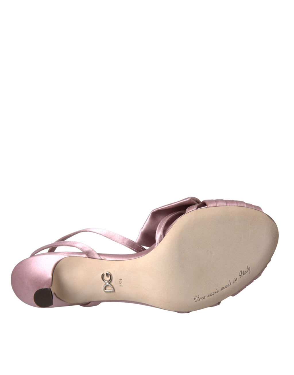Dolce &amp; Gabbana Rosa Keira Kristall Heels Sandalen Schuhe