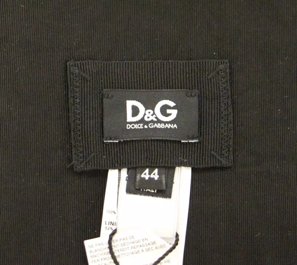 Dolce &amp; Gabbana Damen Taillenkummerbund aus schwarzer Seide