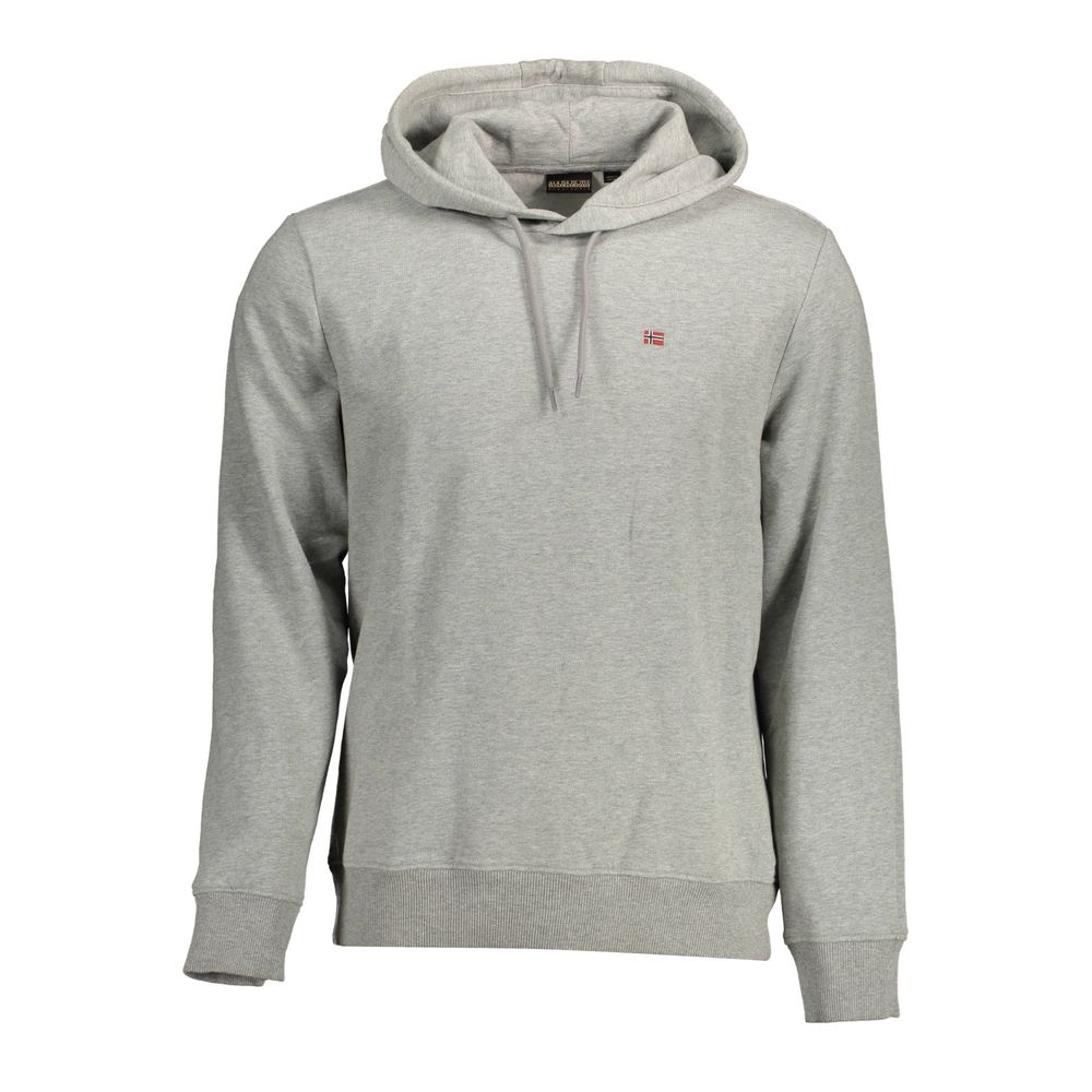 Napapijri Grauer Baumwollpullover für Herren