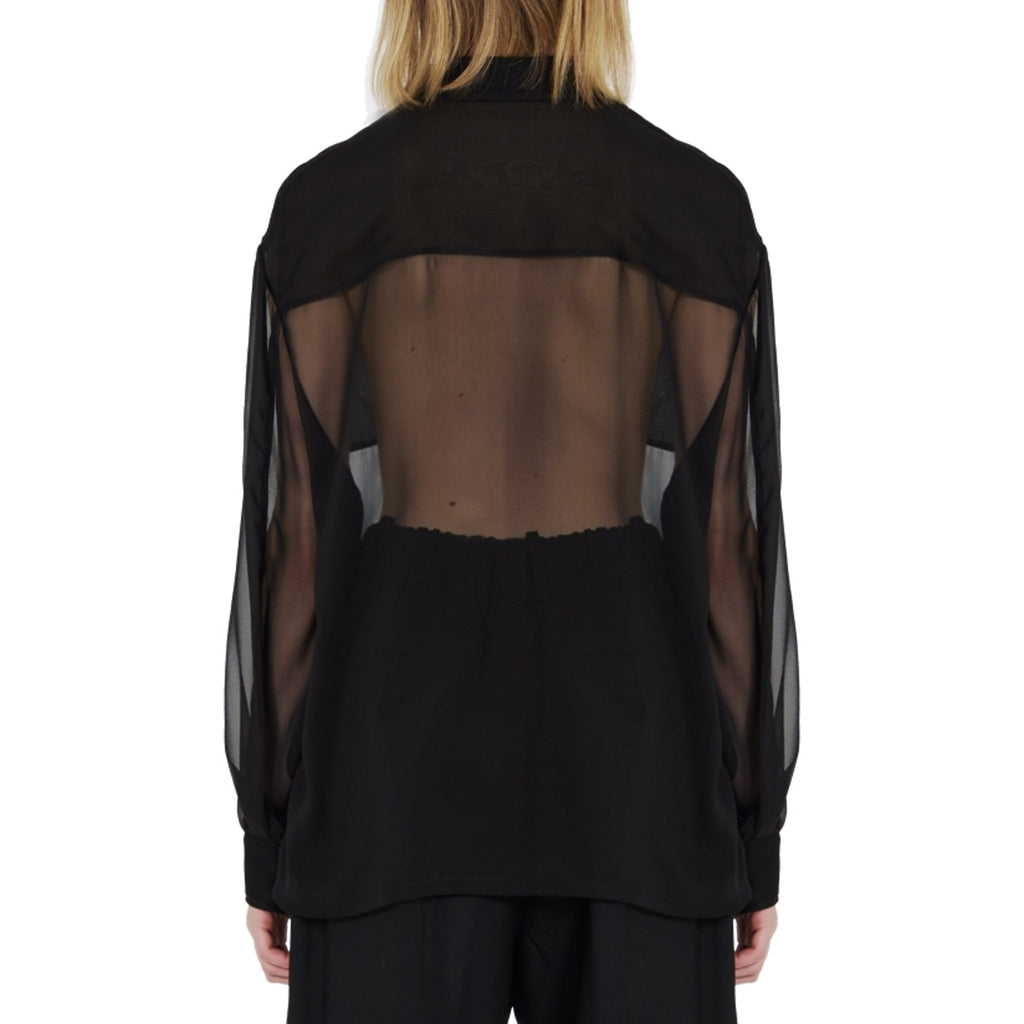 Saint Laurent Silk Crepe Muslin Shirt