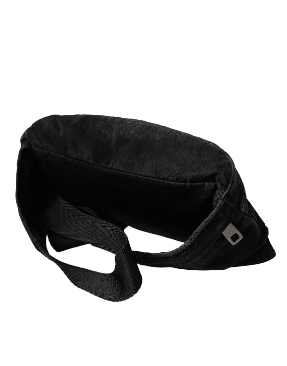 Dolce &amp; Gabbana – Gürteltasche mit Logo-Schild aus schwarzem Nylon