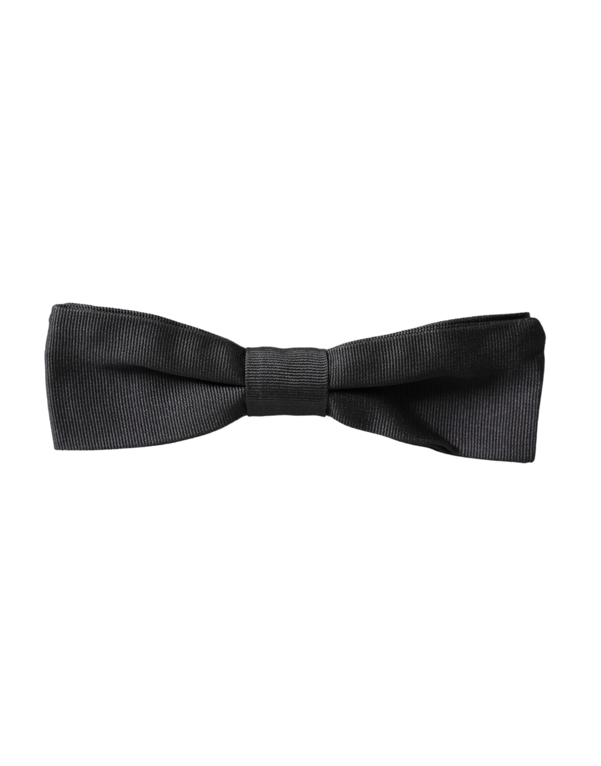 Dolce &amp; Gabbana Herrenfliege mit verstellbarem Halsausschnitt, schwarz