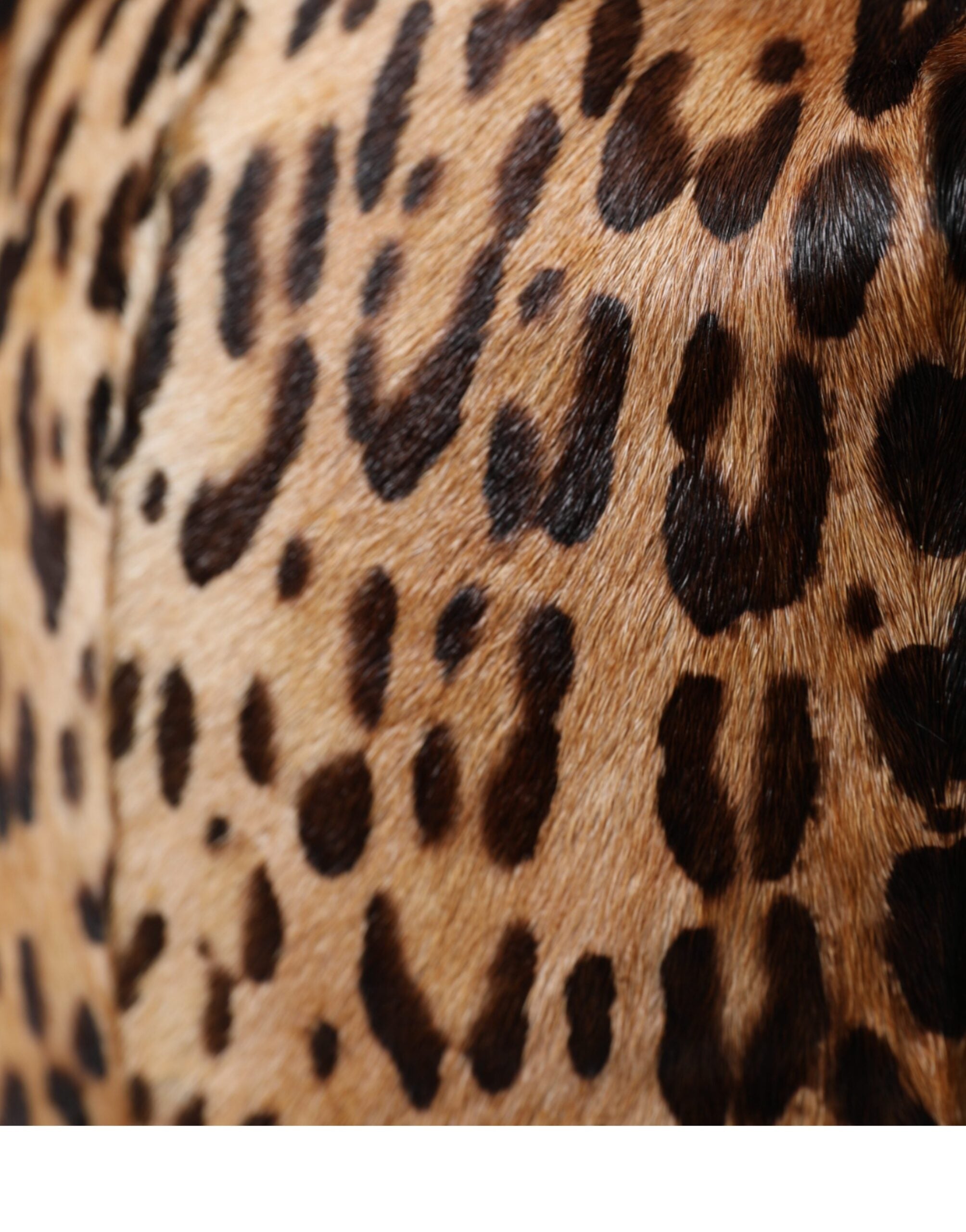 Dolce &amp; Gabbana Brauner Fischerhut aus Leopardenfell für Damen