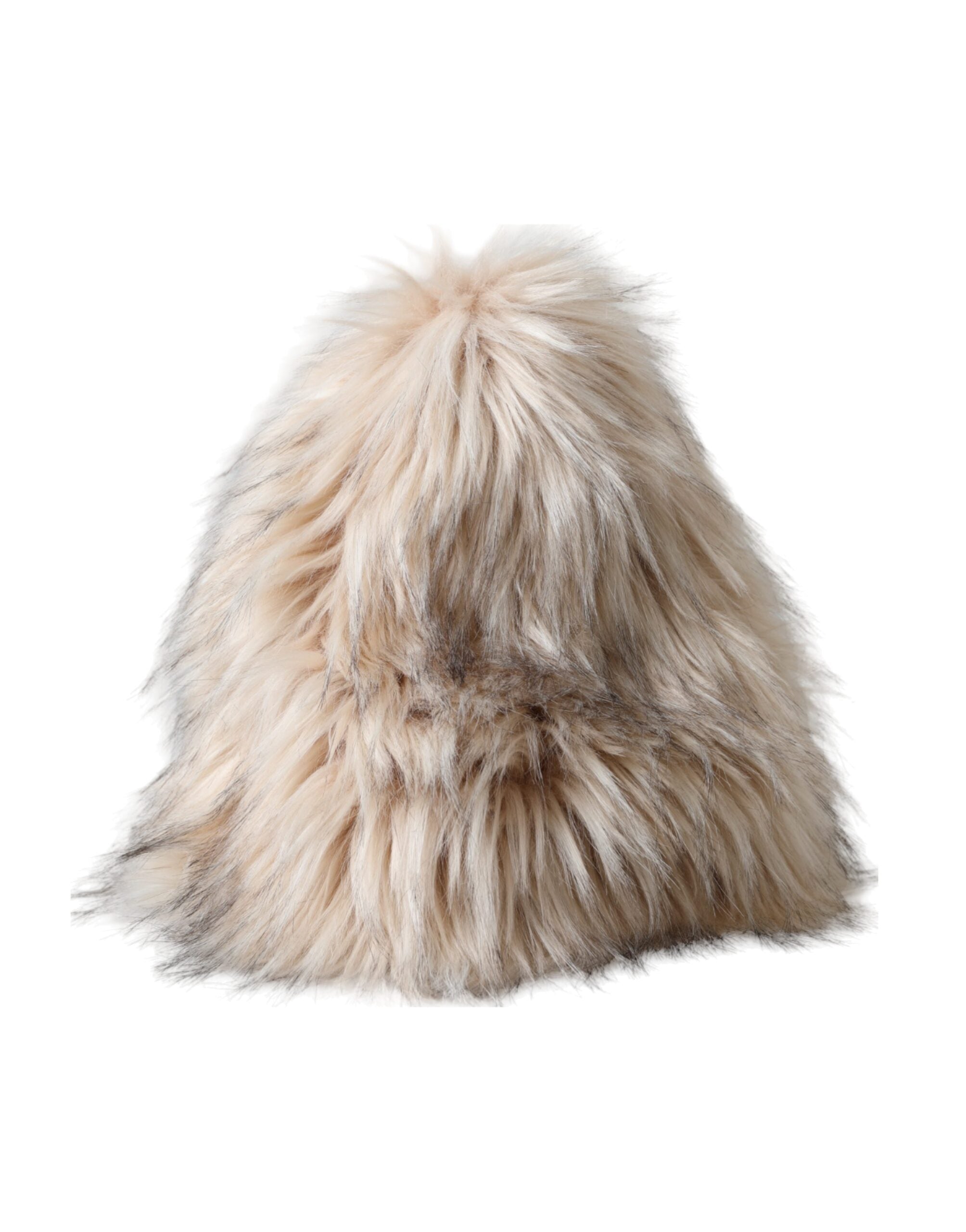 Dolce &amp; Gabbana Beige Acrylpelz Damen Fischerhut