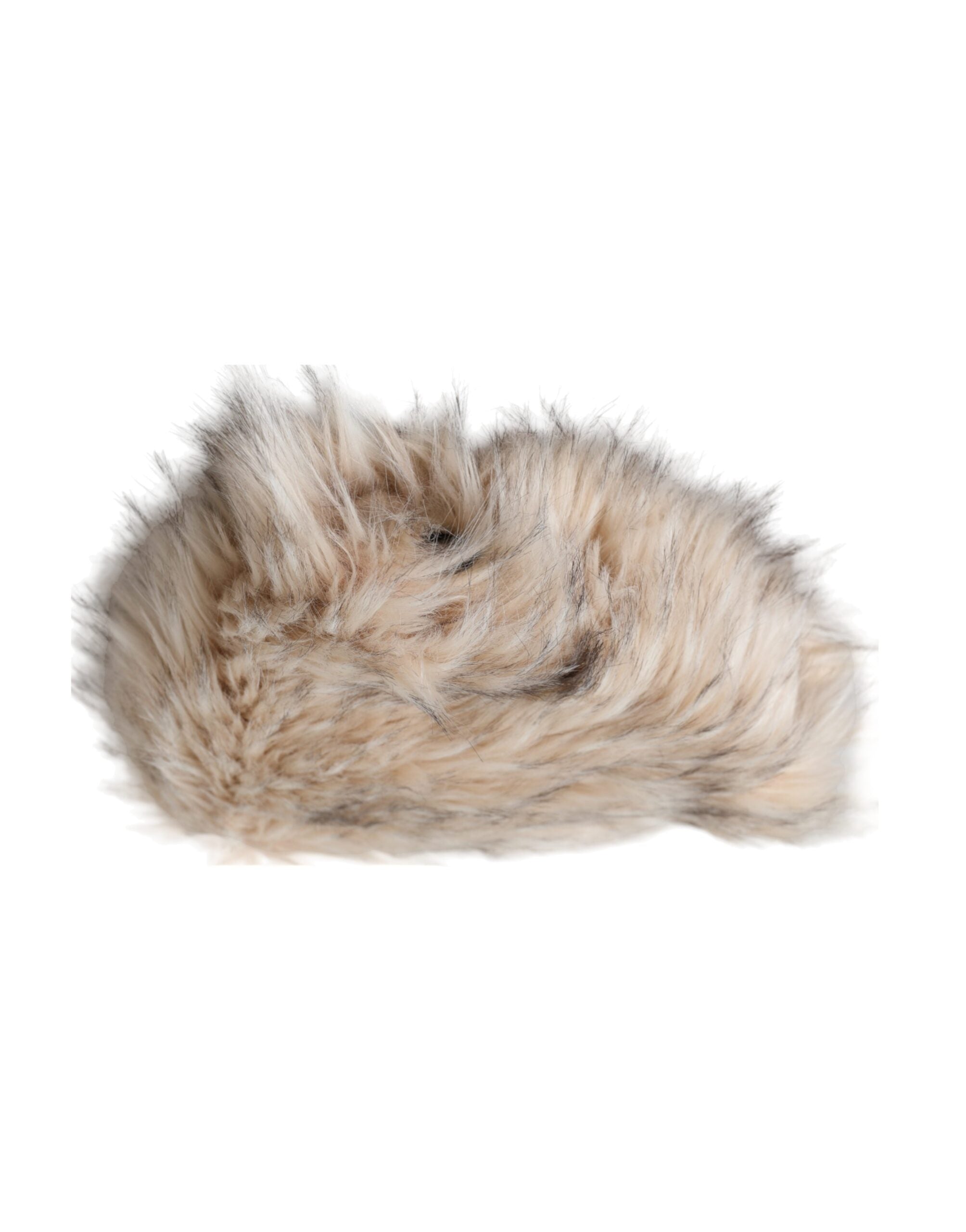 Dolce &amp; Gabbana Beige Acrylpelz Damen Fischerhut