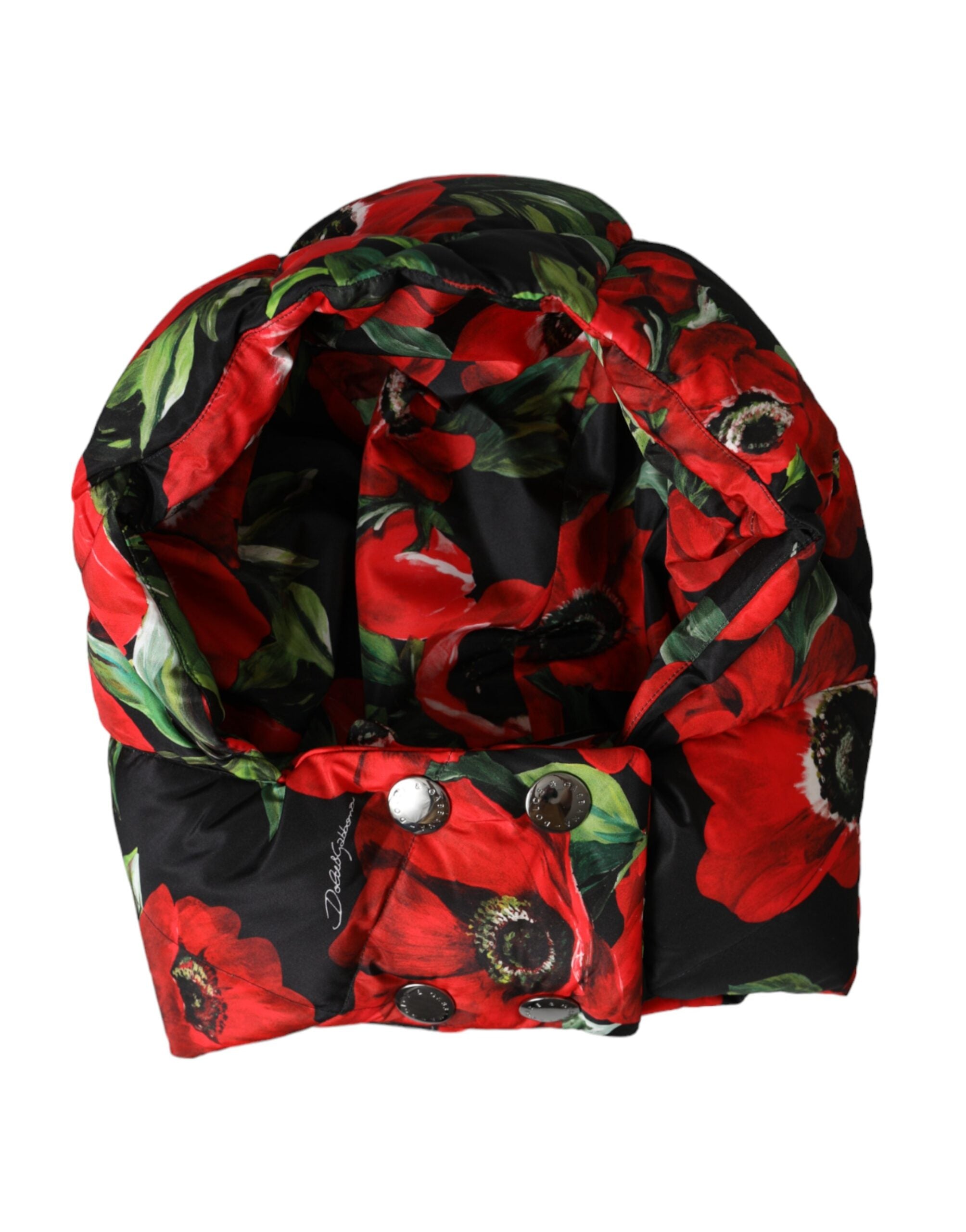 Dolce &amp; Gabbana – Mehrfarbiger Anemonen-Wickelhut für den ganzen Kopf