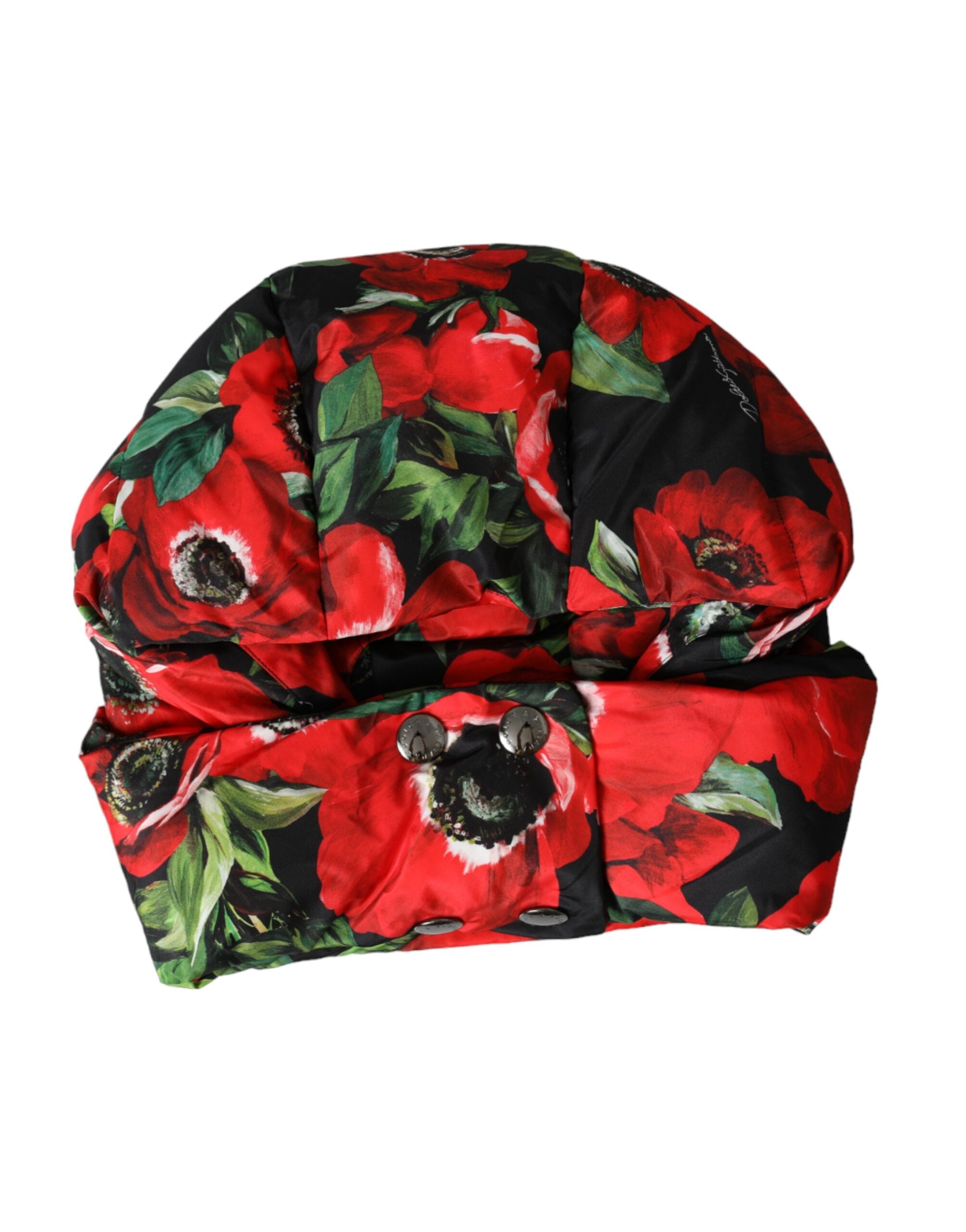 Dolce &amp; Gabbana – Mehrfarbiger Anemonen-Wickelhut für den ganzen Kopf
