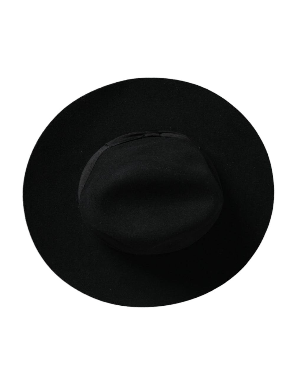 Dolce &amp; Gabbana Schwarzer Kaninchen-Fedora-Trilby-Damenhut