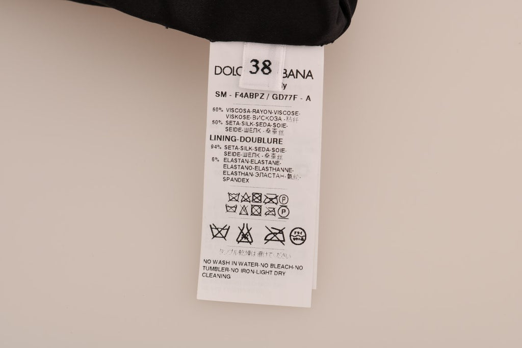 Dolce &amp; Gabbana Eleganter A-Linien-Rock mit Leopardenmuster